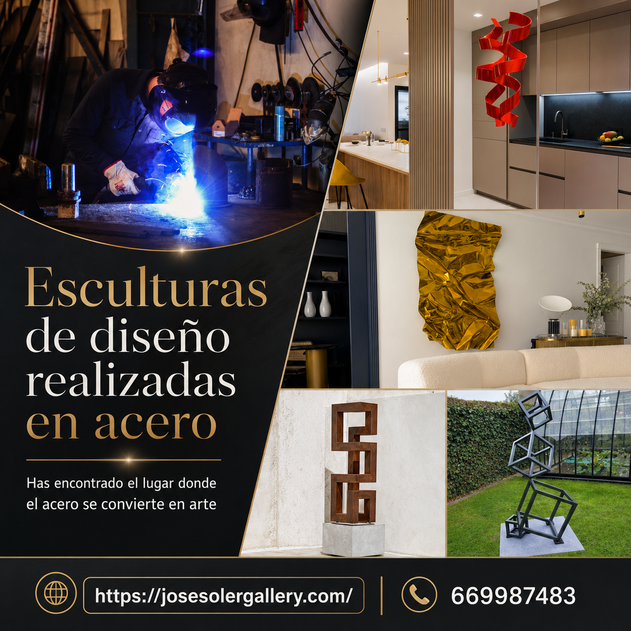 Esculturas de Acero Facebook ad from Jul 20, 2026