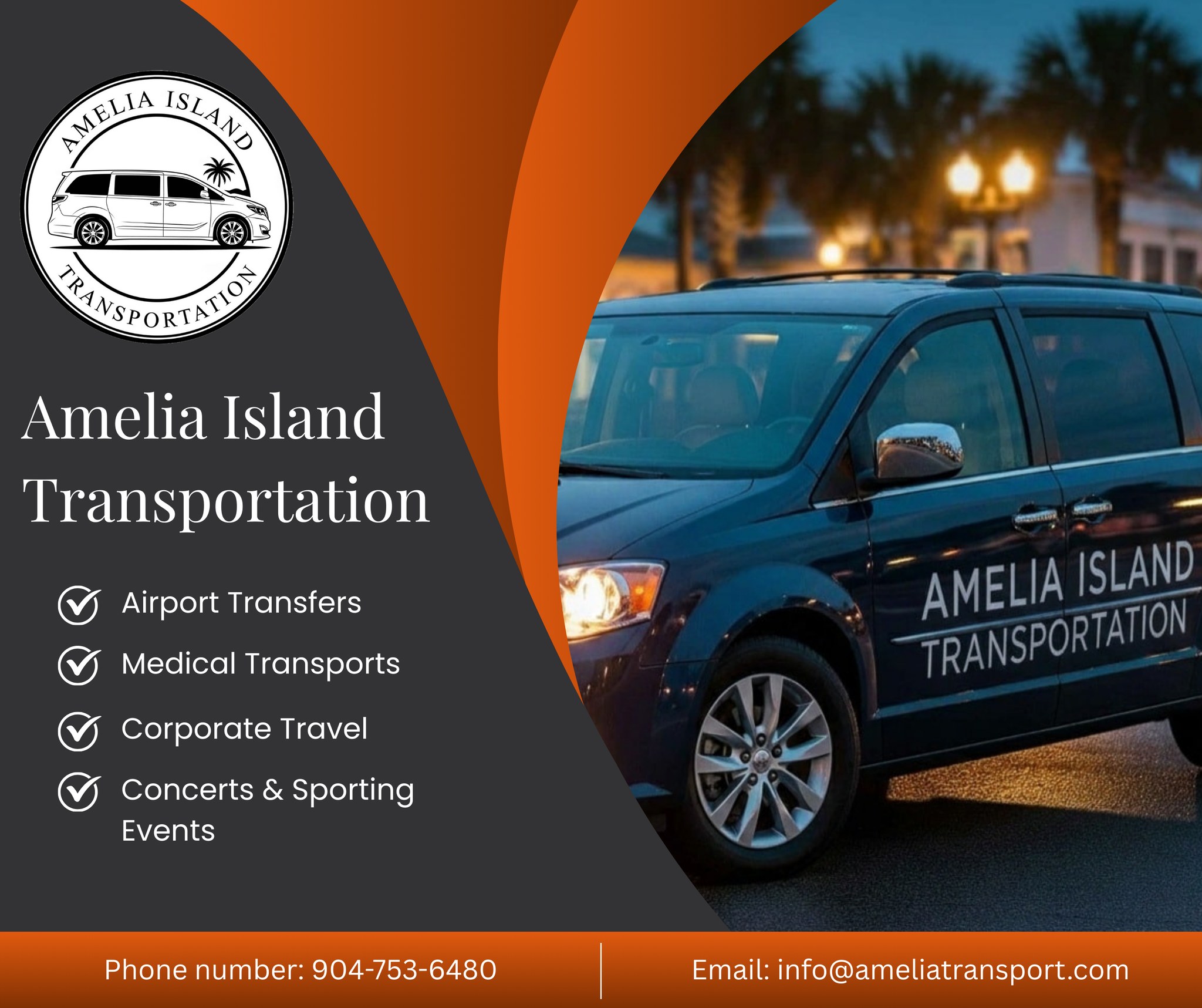 Amelia Island Transportation Facebook ad