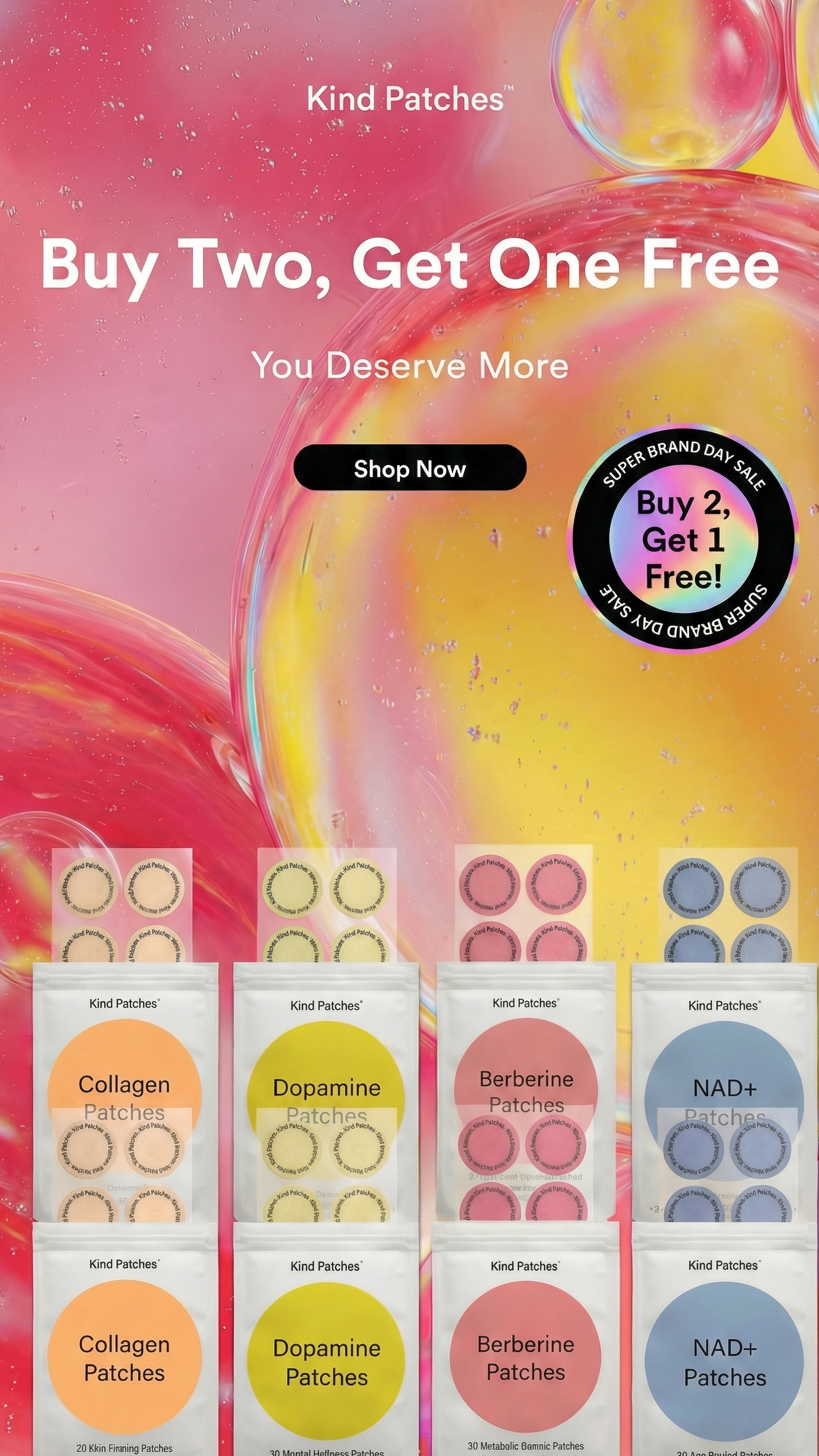 Kind Patches Facebook ad