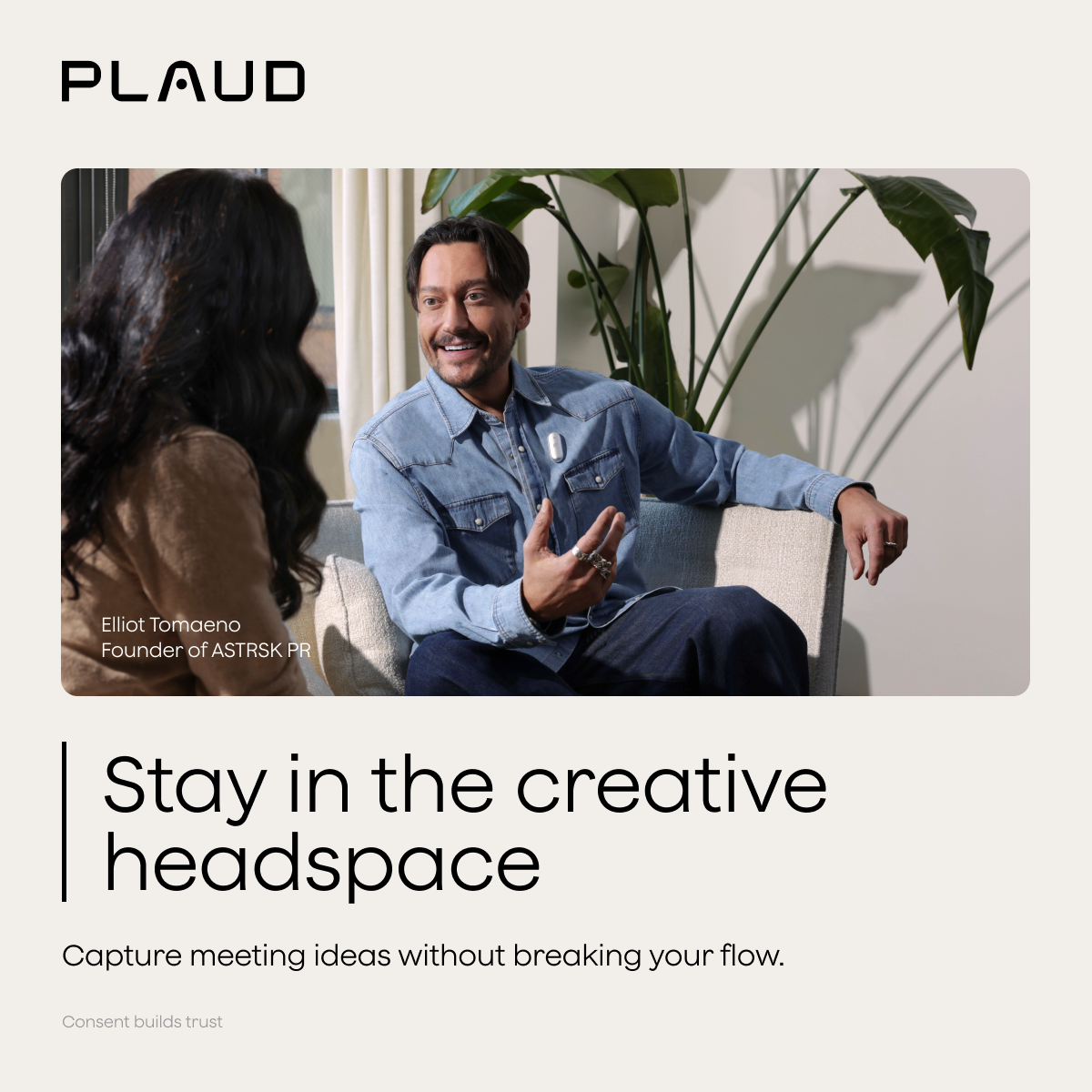 Plaud Facebook ad