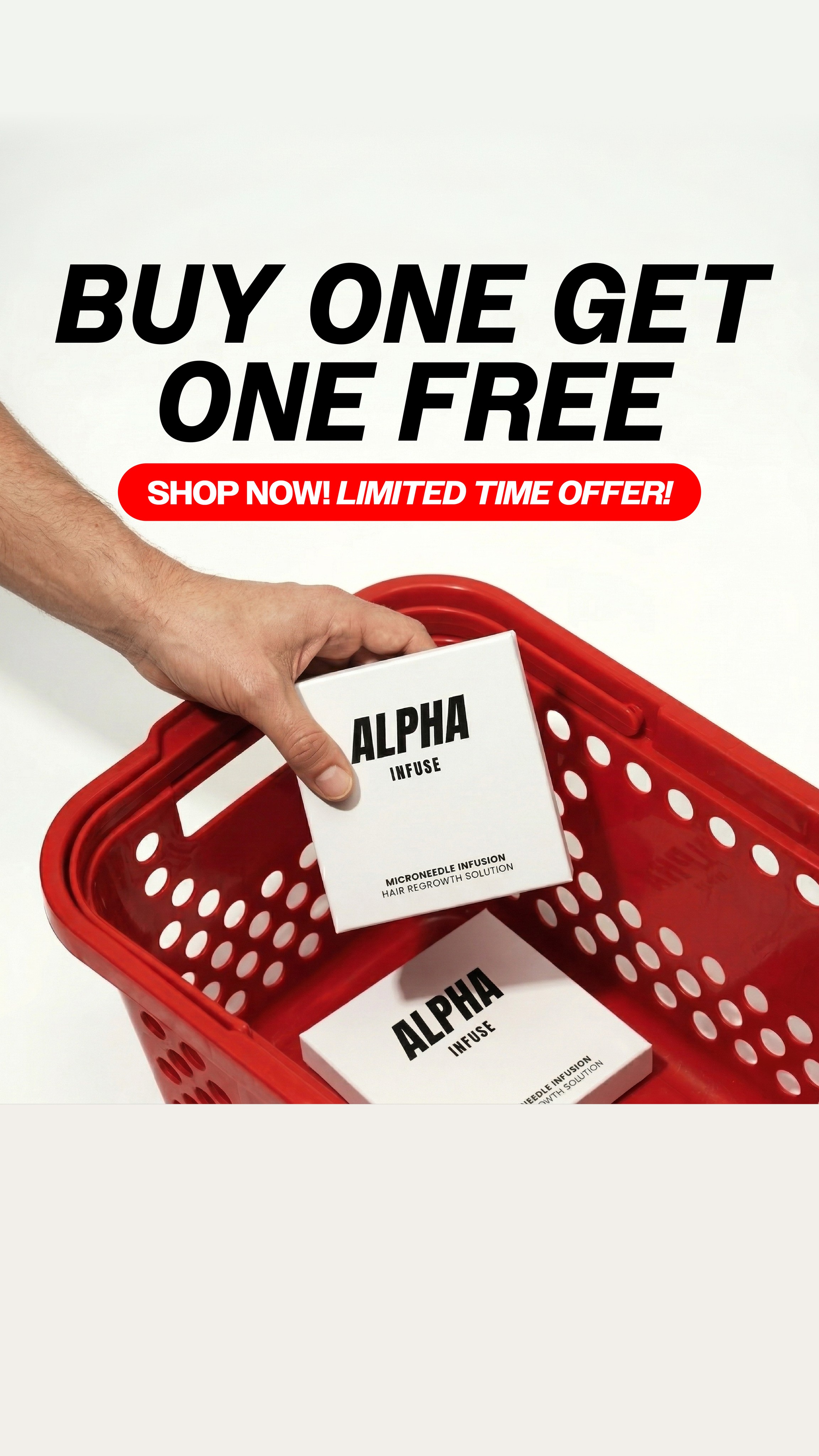 AlphaInfuse Facebook ad