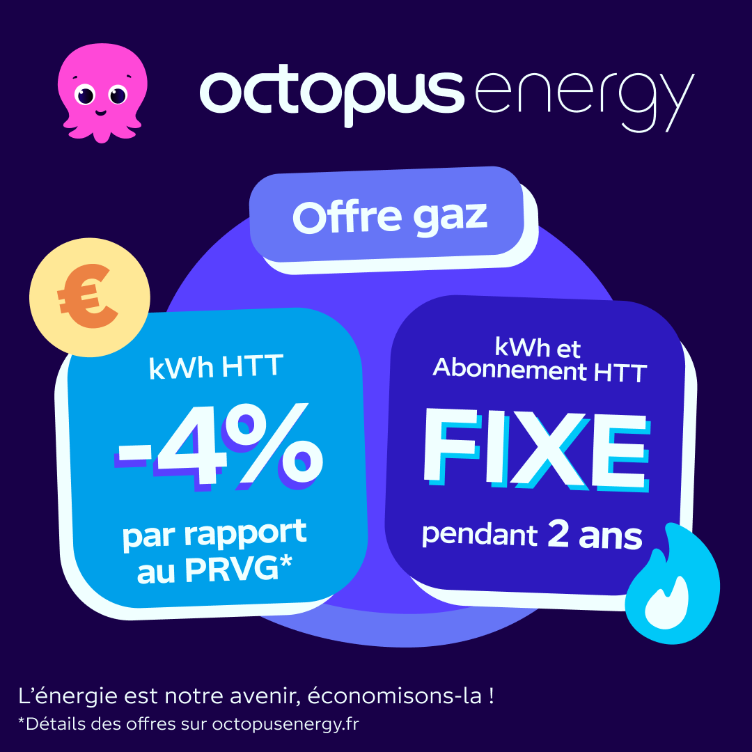 Octopus Energy Facebook ad: Bloquez votre prix avant fin septembre