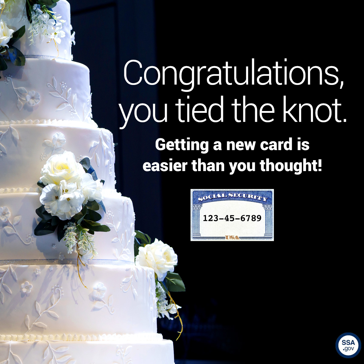 Social Security Administration Facebook ad: A new name calls for a new card!