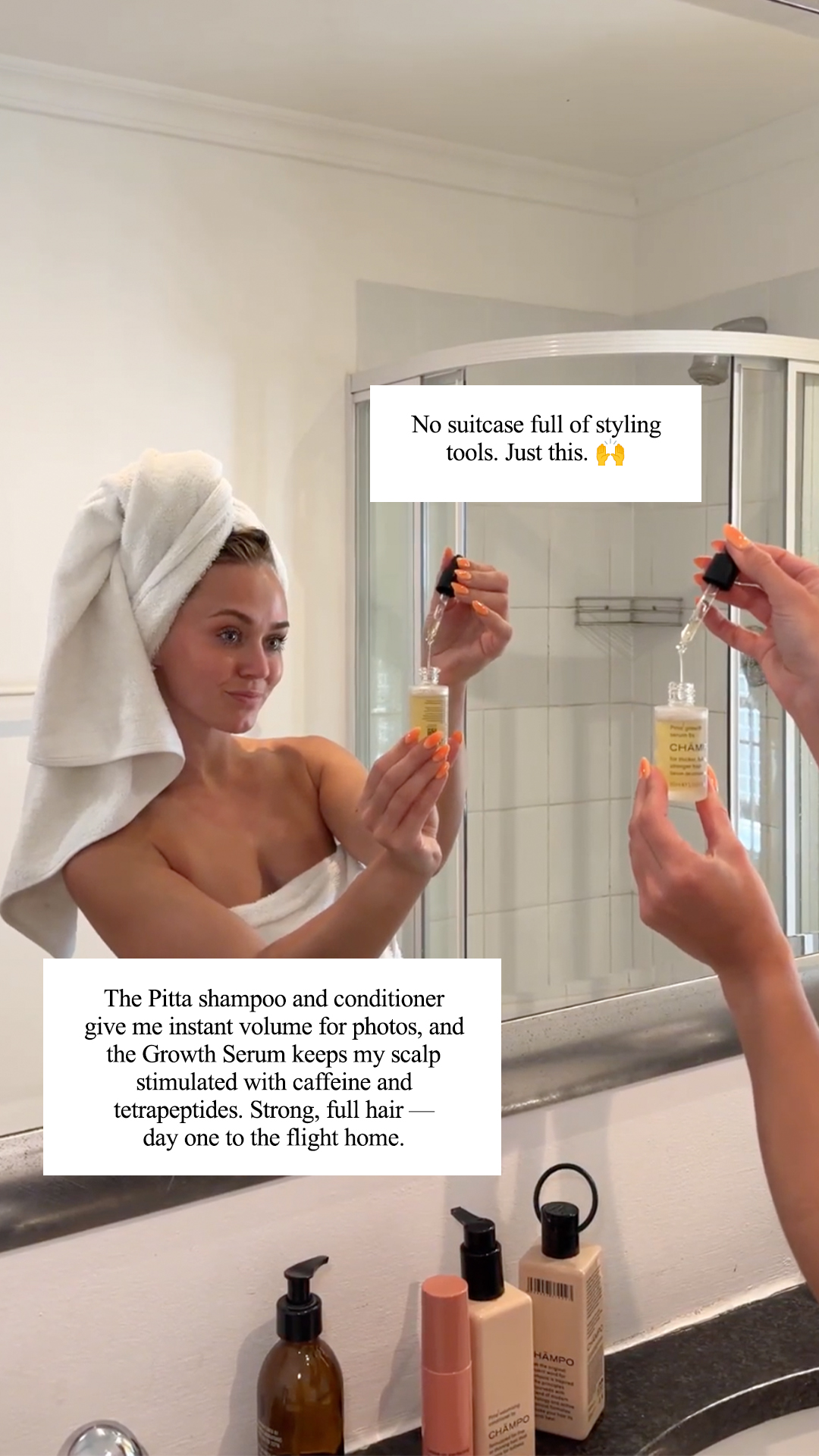 Chāmpo Haircare Facebook ad