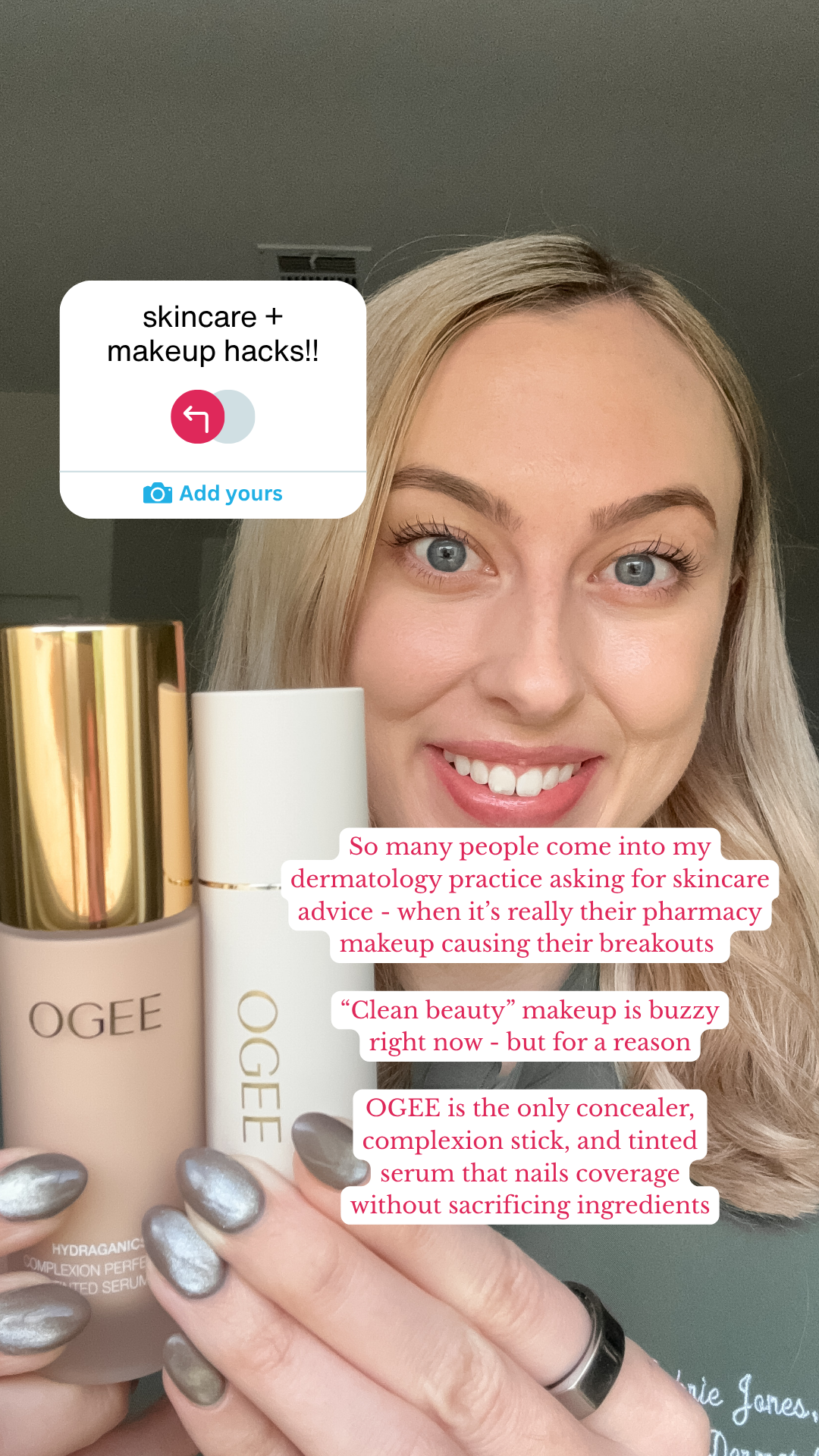 Aubrie Facebook ad