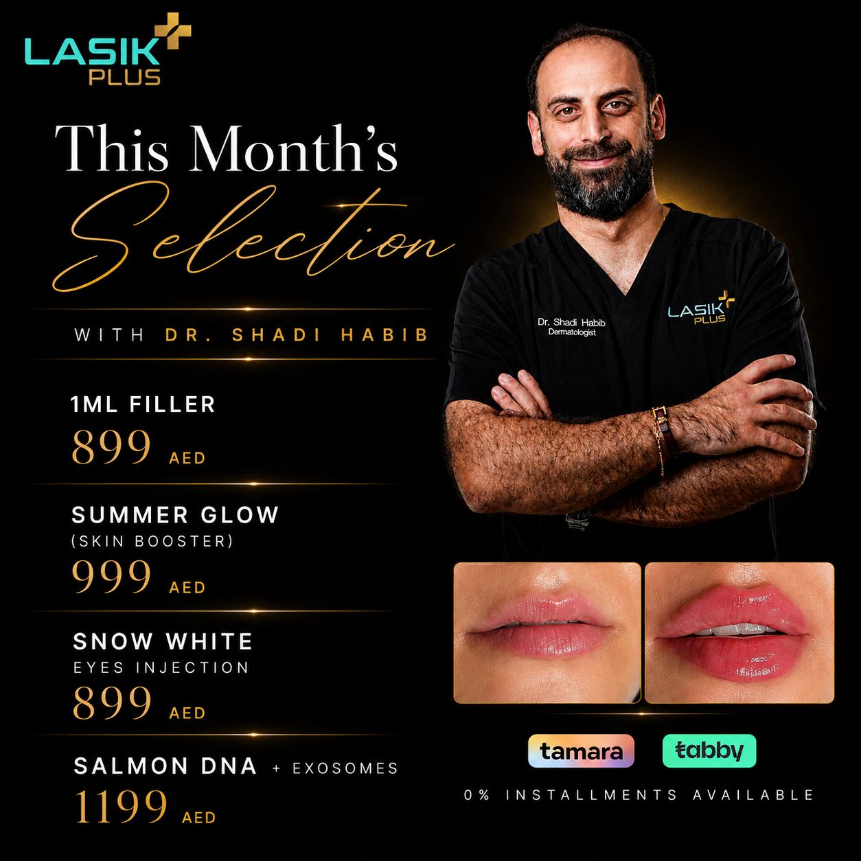 Lasik Plus Aesthetic Facebook ad: This Month’s Selection by Dr.