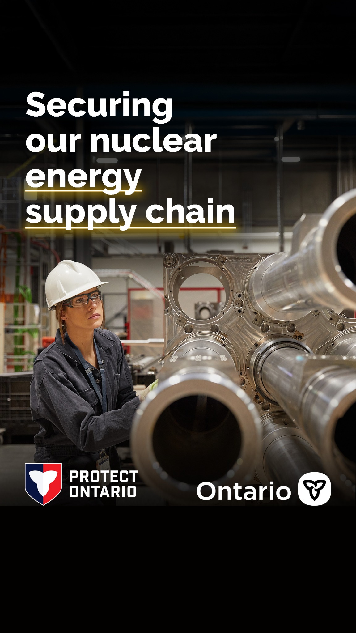Ontario Energy and Mines Facebook ad: Securing our nuclear energy supply chain