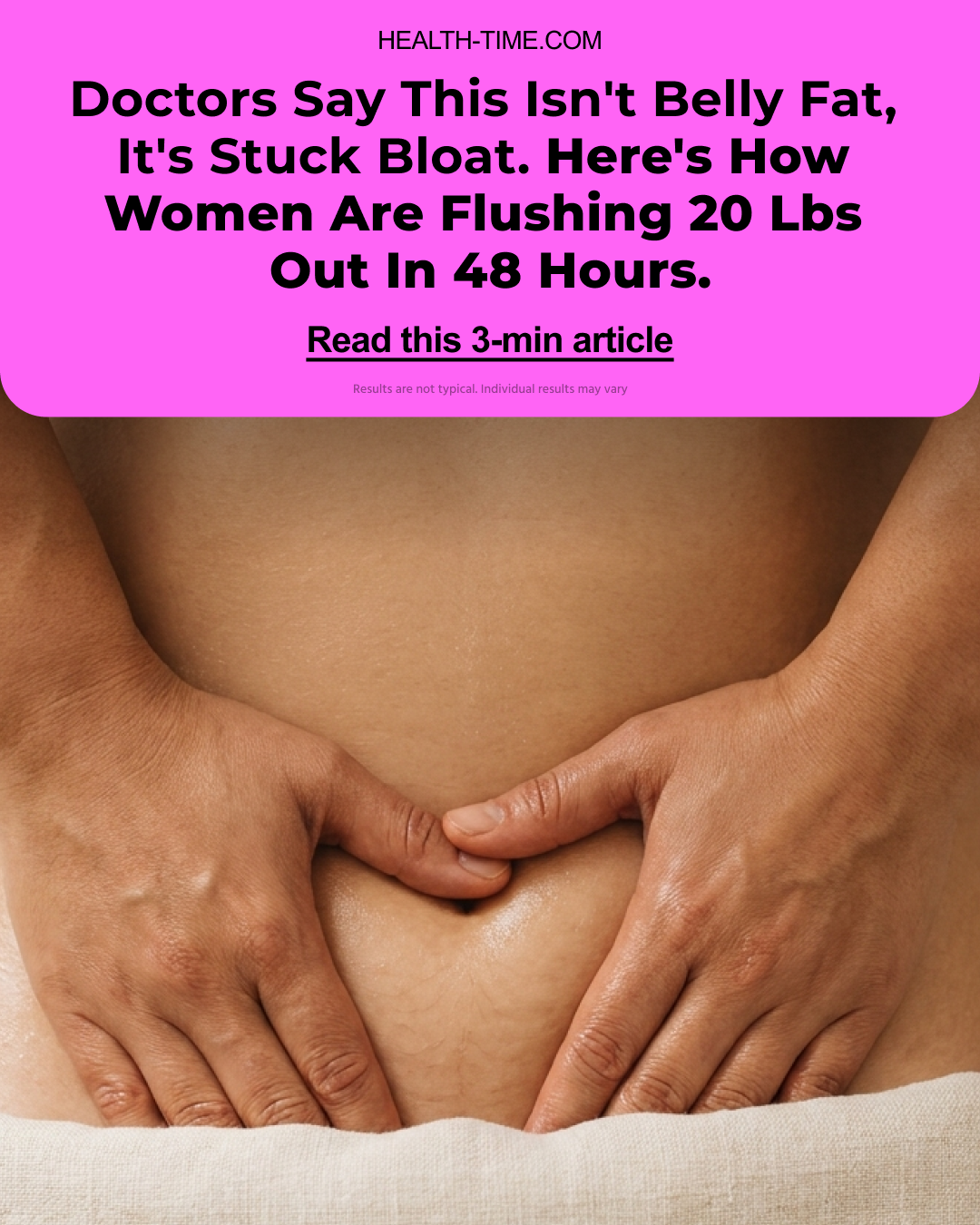 Healthtime Facebook ad