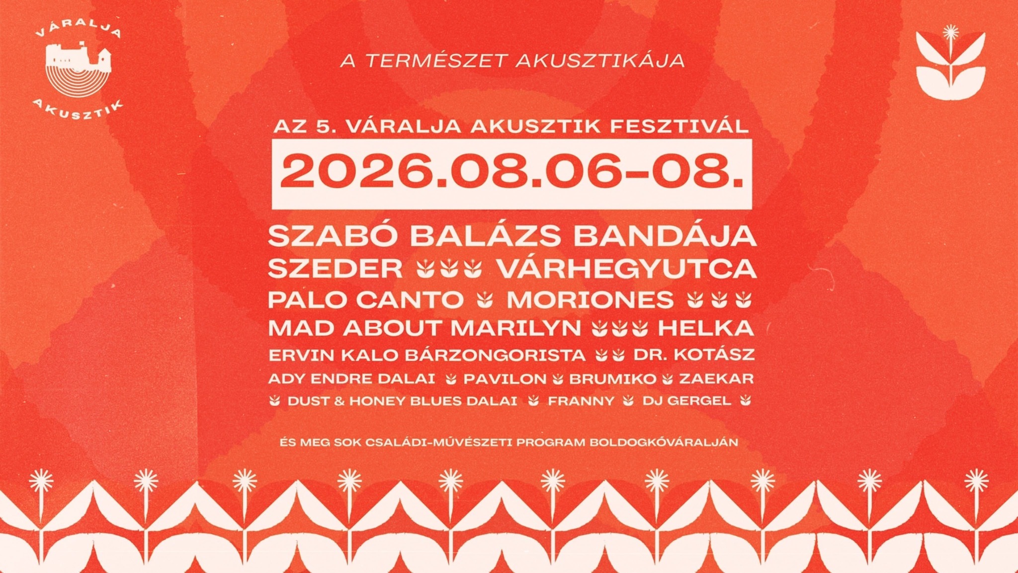 Váralja Akusztik Facebook ad: 5. Váralja Akusztik Fesztivál