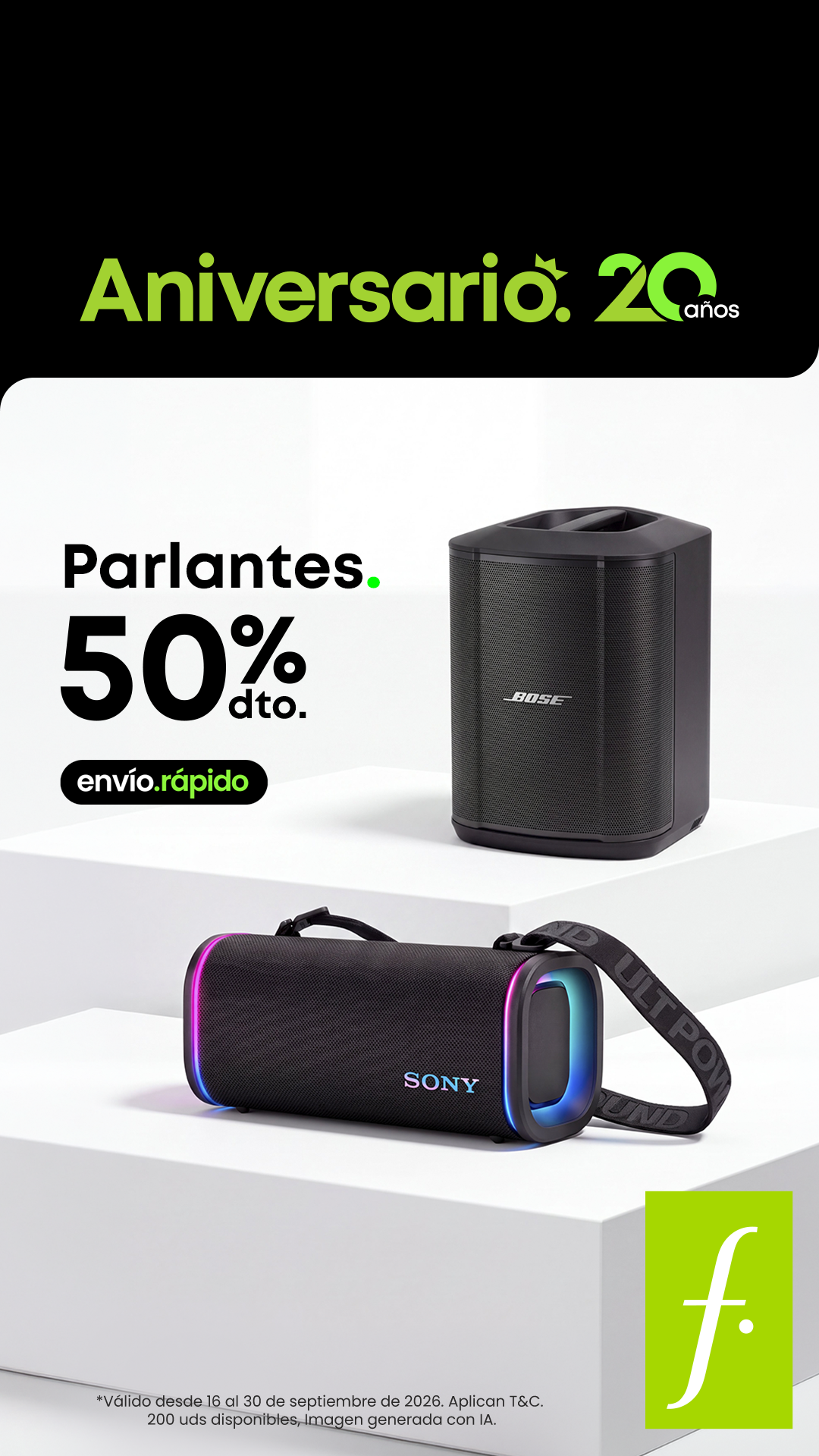 Falabella Colombia Facebook ad: Aniversario Falabella