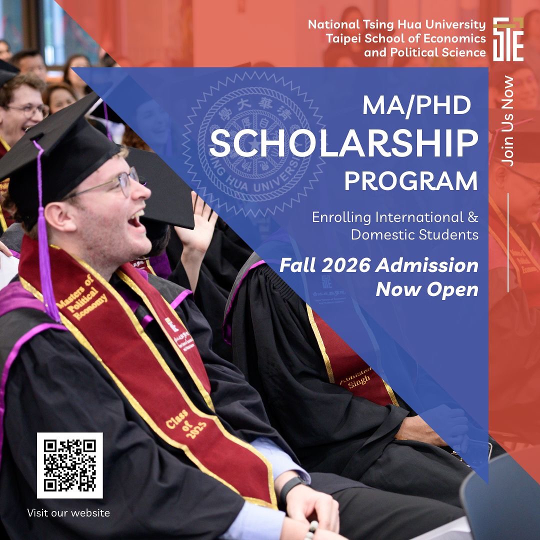 Taipei School of Economics and Political Science - TSE Facebook ad: Exciting News, 2026 Admissions Are Now Open!