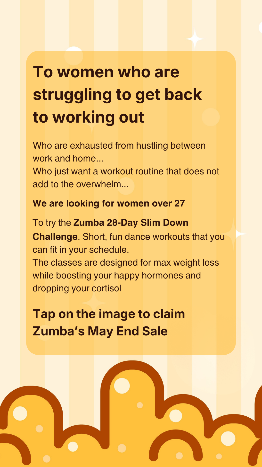 Zumba Fitness Facebook ad