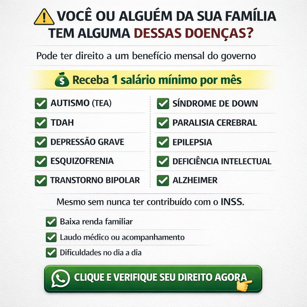 Bruna Cardoso Advocacia Facebook ad: Receba um salário mínimo por mês