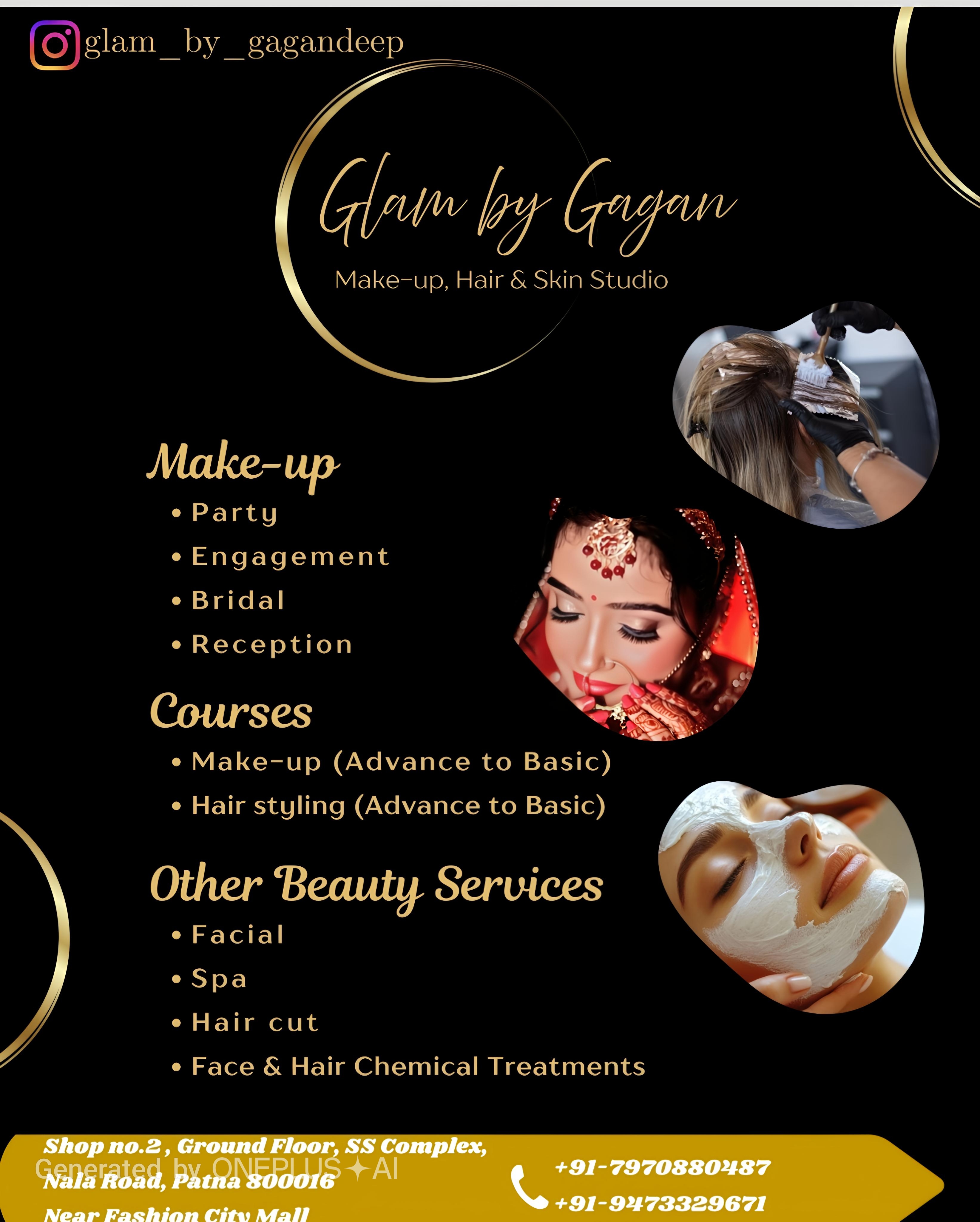 glambygagan studio Facebook ad: Patna: Professional Makeup Services