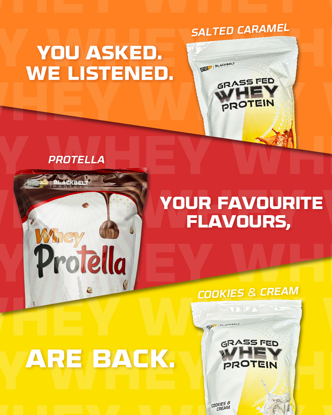 BlackBelt Protein Facebook ad