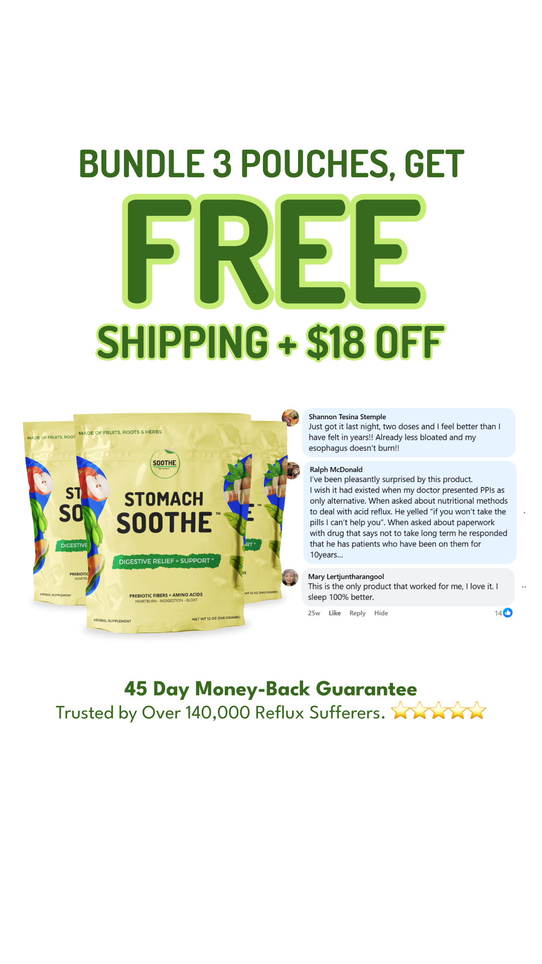 Soothe Naturals Facebook ad