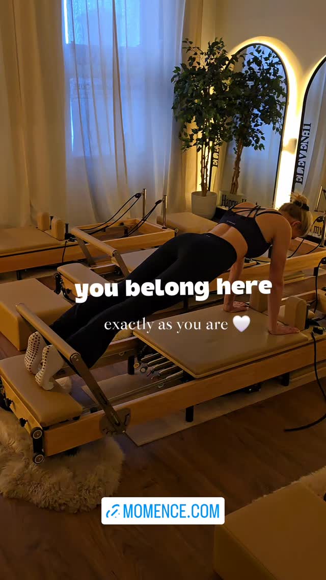 Emily Thorpe Facebook ad: Find your strength, find your flow.