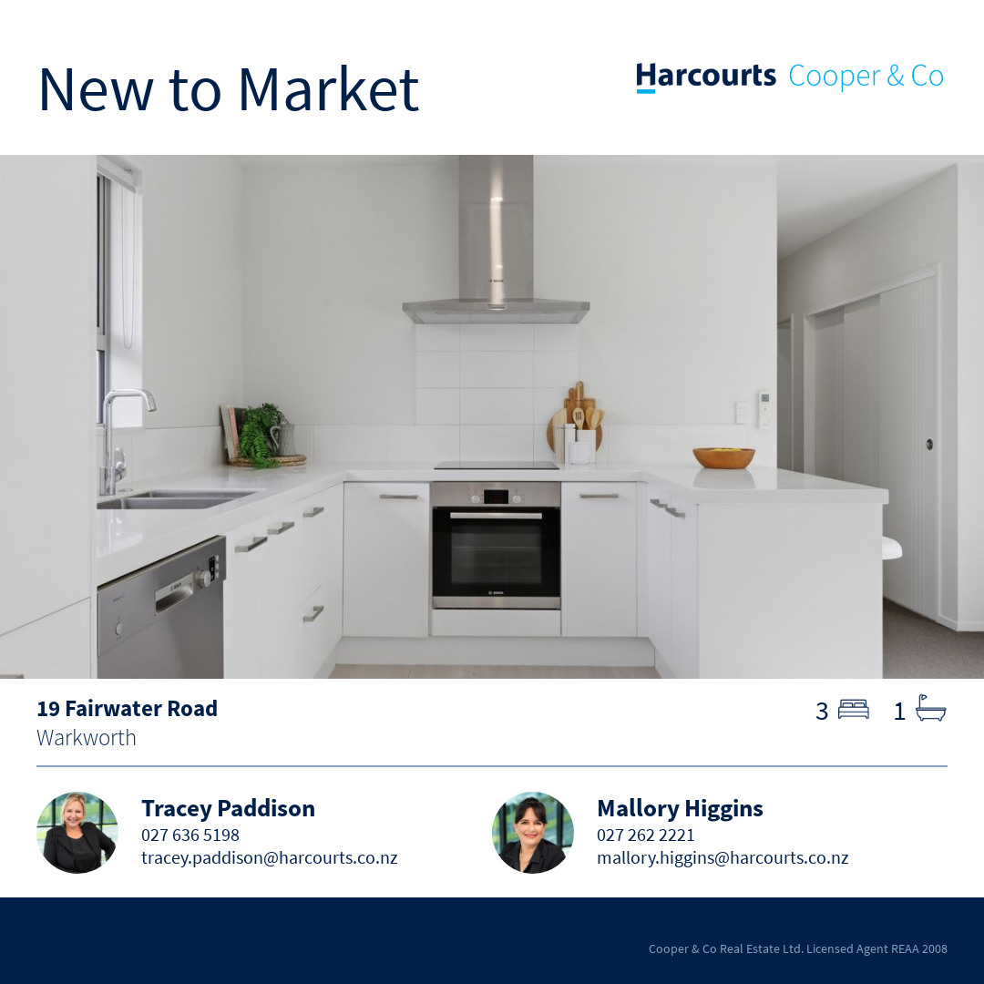 Harcourts Cooper & Co Real Estate Facebook ad