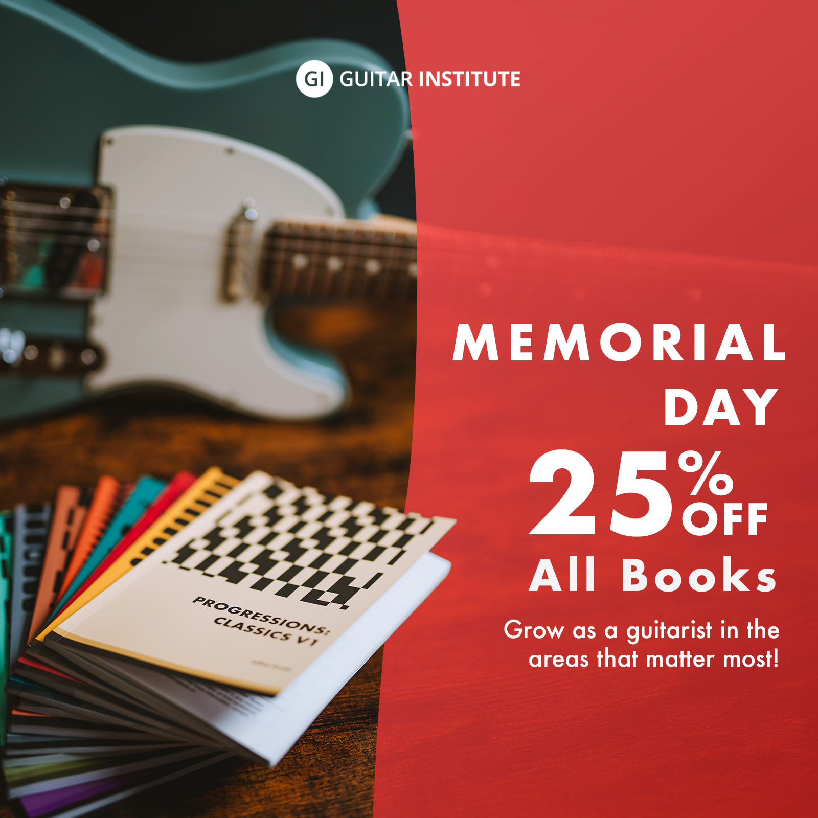 The Guitar Institute Facebook ad