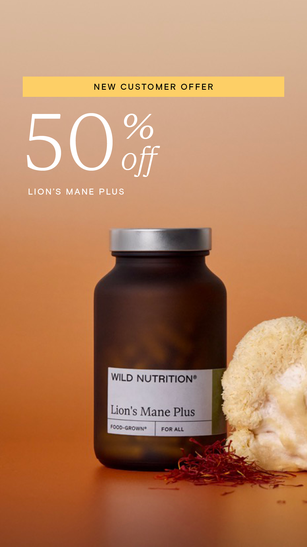 Wild Nutrition Facebook ad