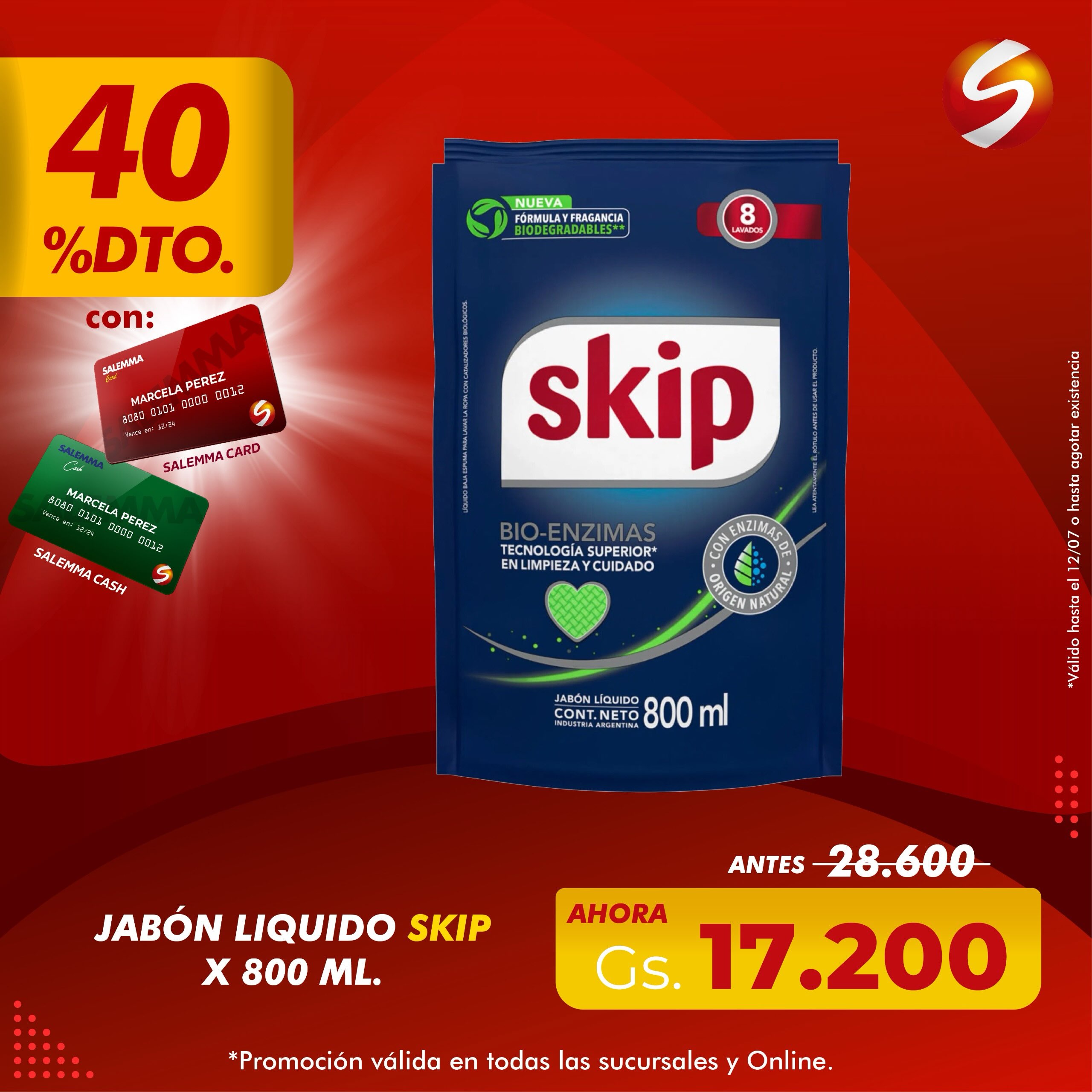 SALEMMA - SUPERMERCADOS Facebook ad: Los mejores DESCUENTOS en productos de LIMPIEZA los…