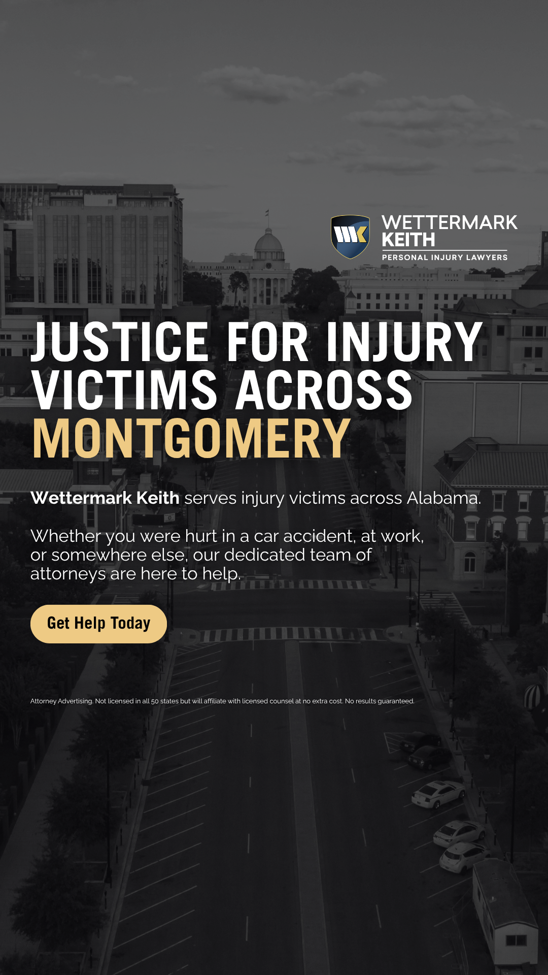 Wettermark Keith Personal Injury Lawyers Facebook ad