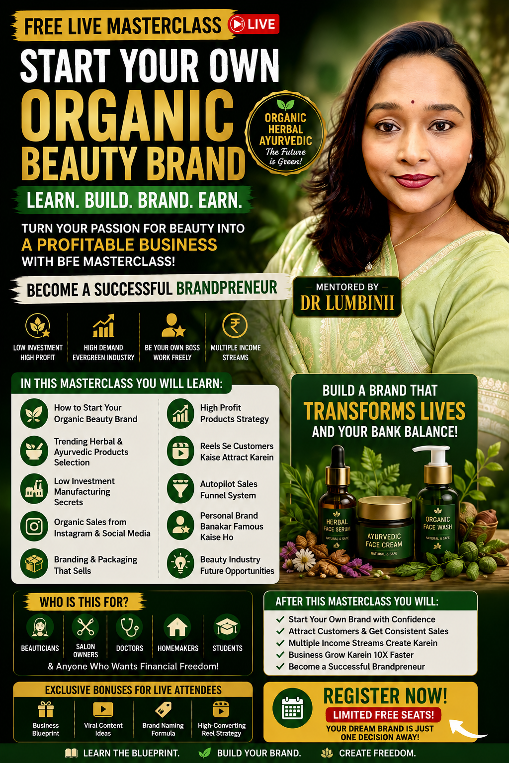 Beauty Fashion Entrepreneurs Facebook ad