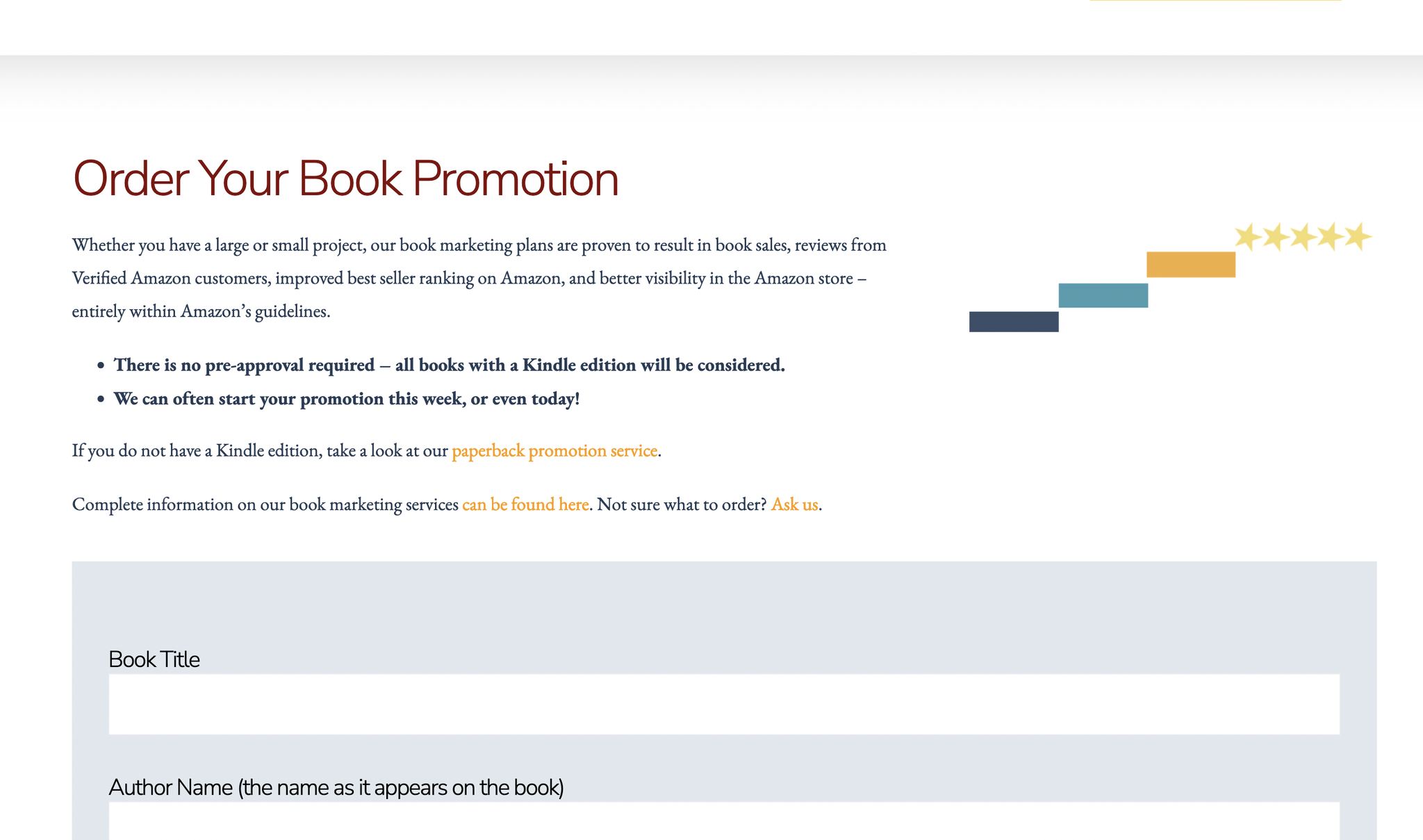 Bookvertiser Facebook ad: Results-driven Amazon promos for book sales and verified…