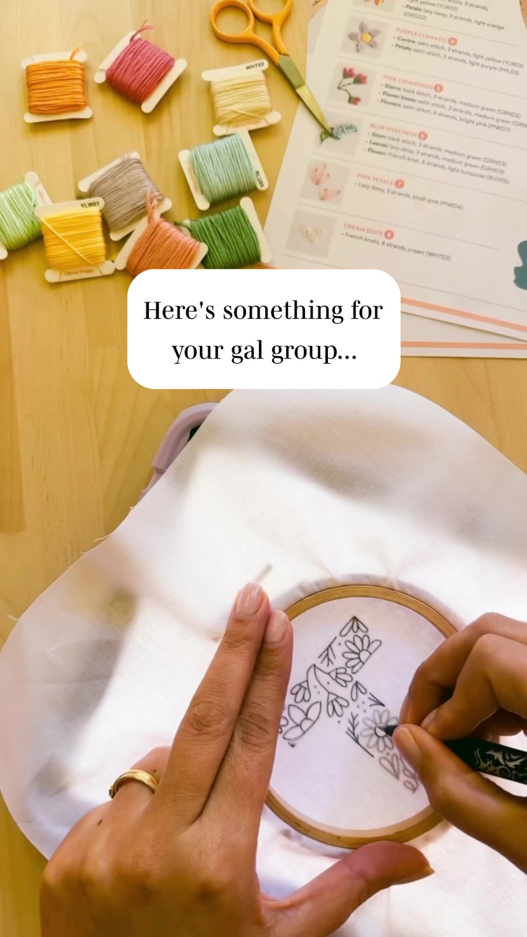Clever Poppy Facebook ad: Start Stitching With Us!