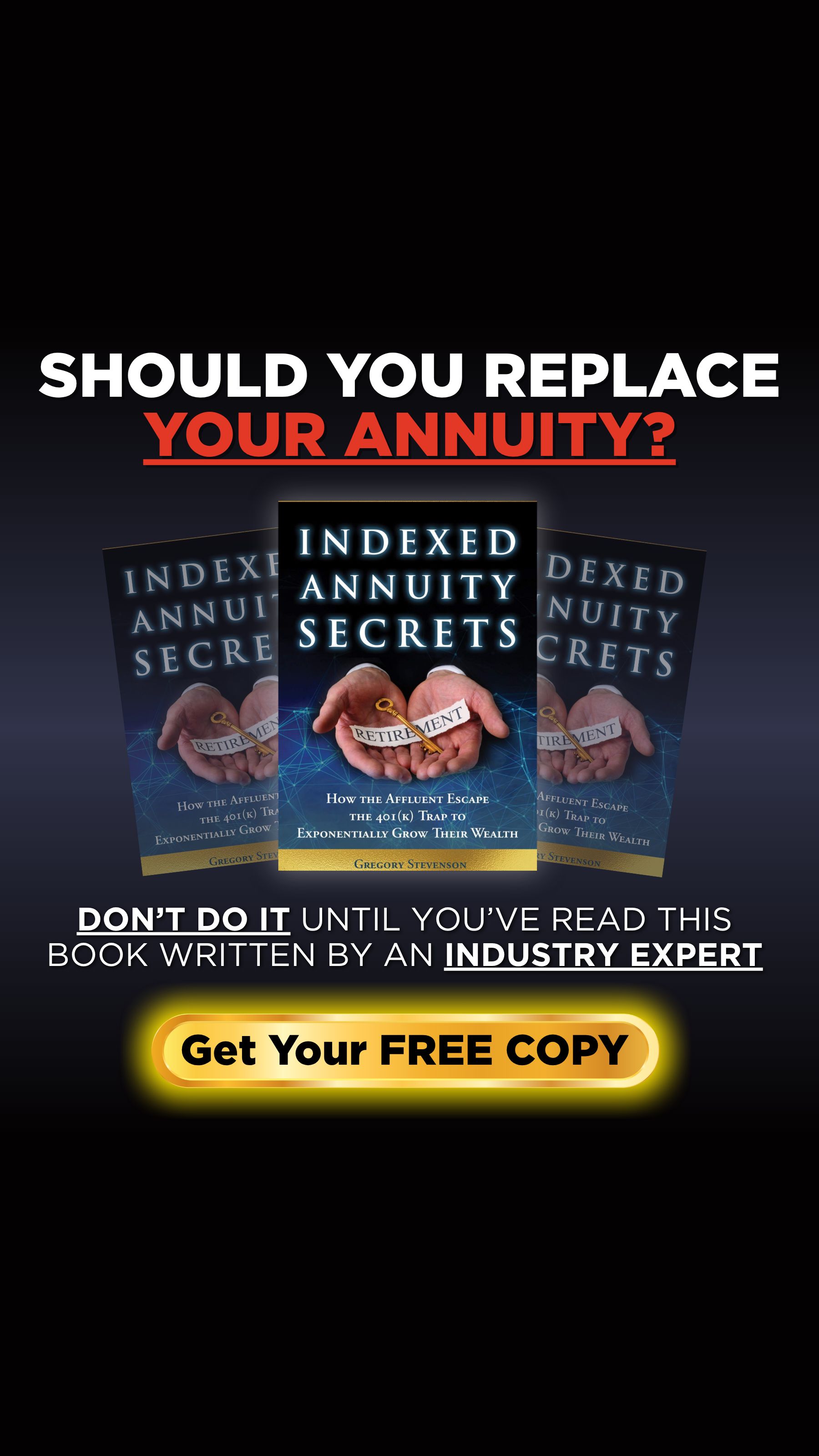 Indexed Annuity Secrets Facebook ad from Jul 2, 2026