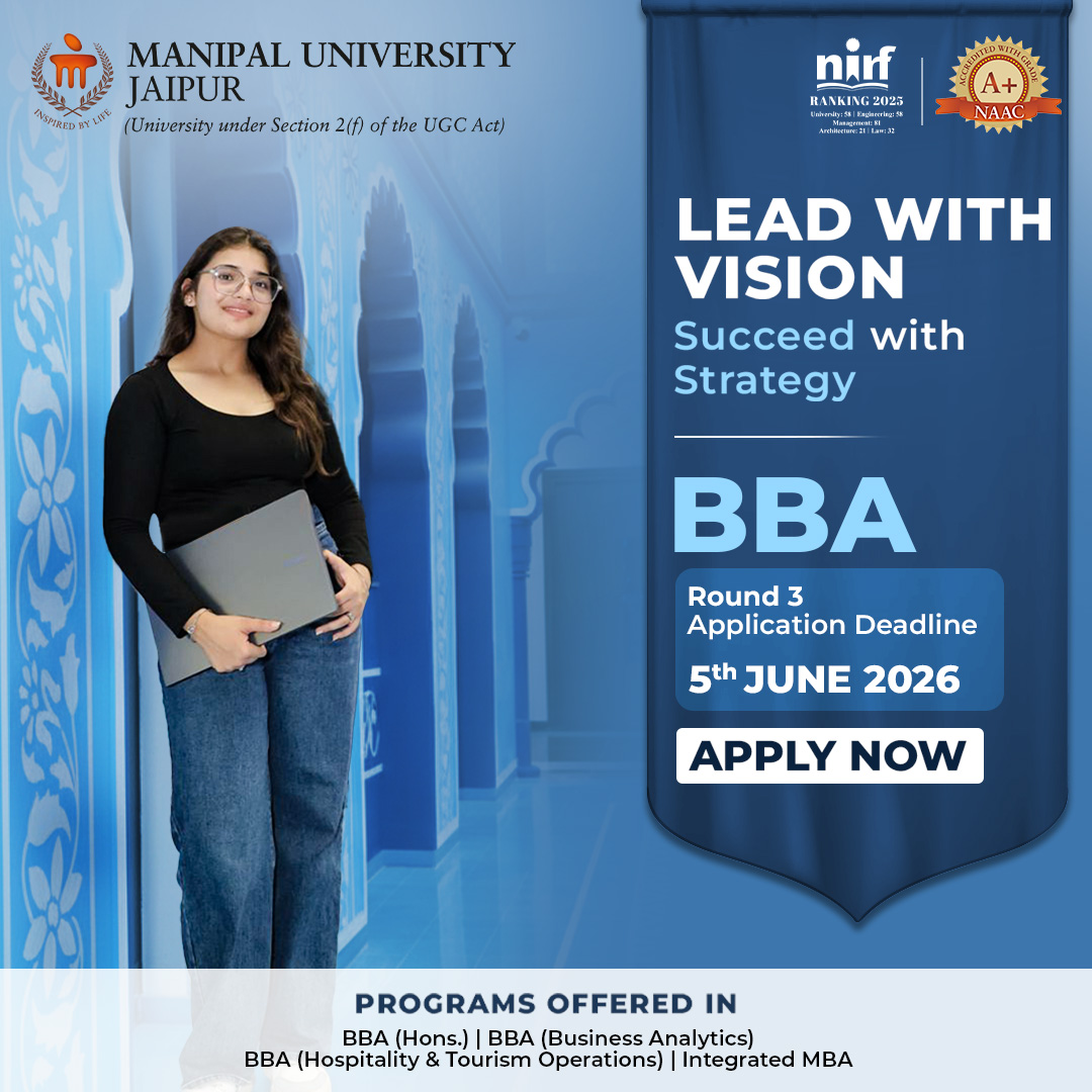 Manipal University Jaipur Facebook ad