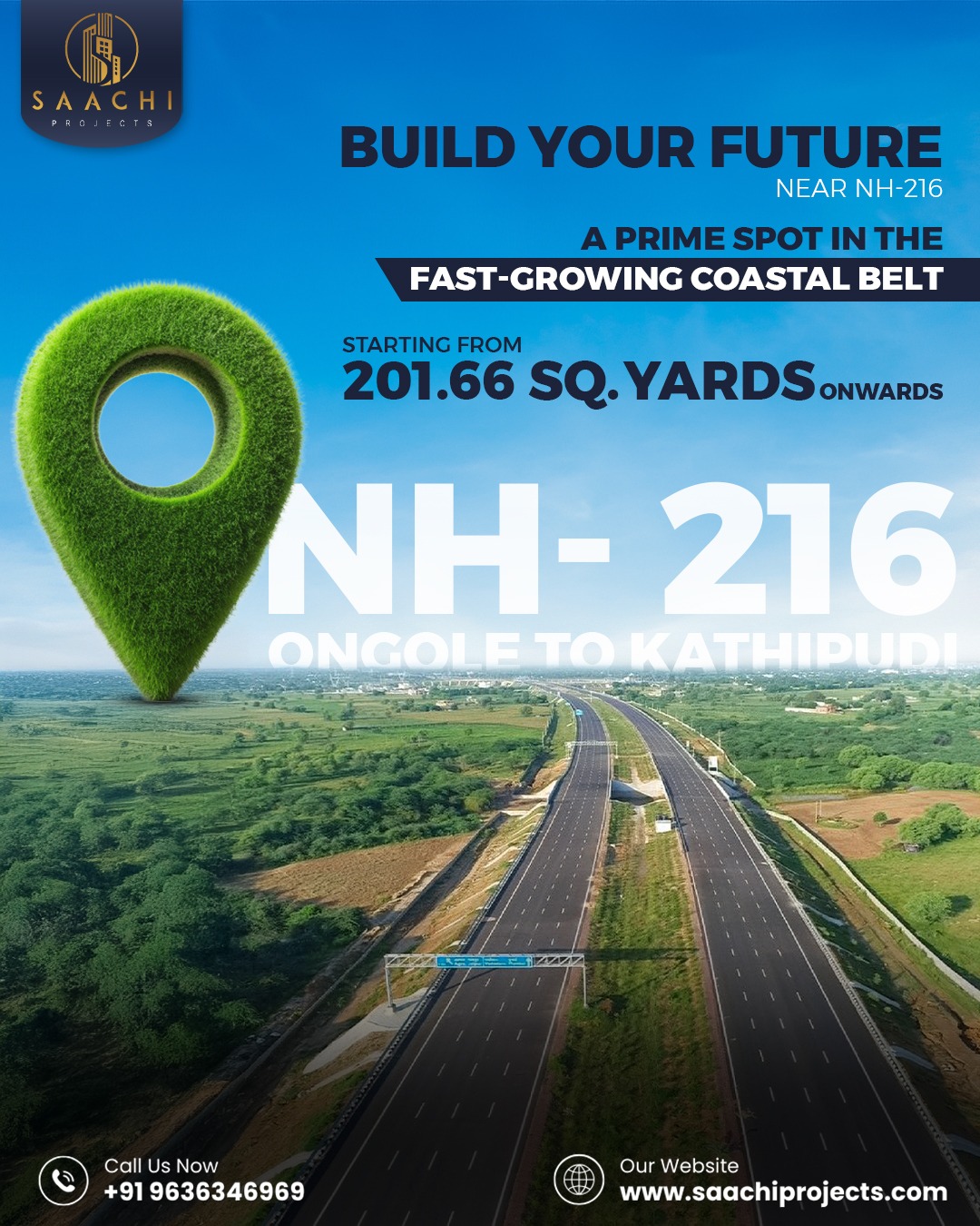 Saachi projects india Facebook ad: Saachi Projects, Your Gateway to Premium Coastal Living