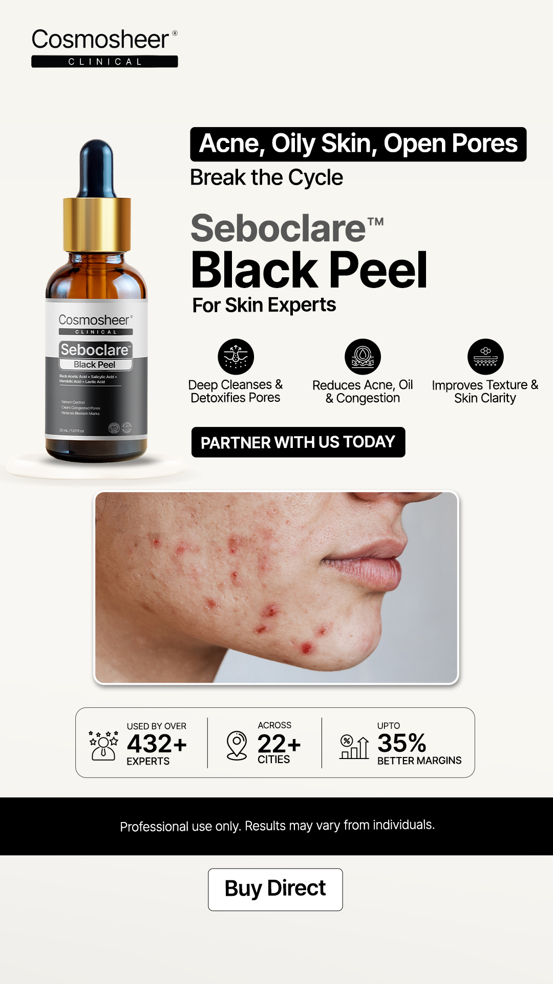 Cosmosheer Clinical Facebook ad