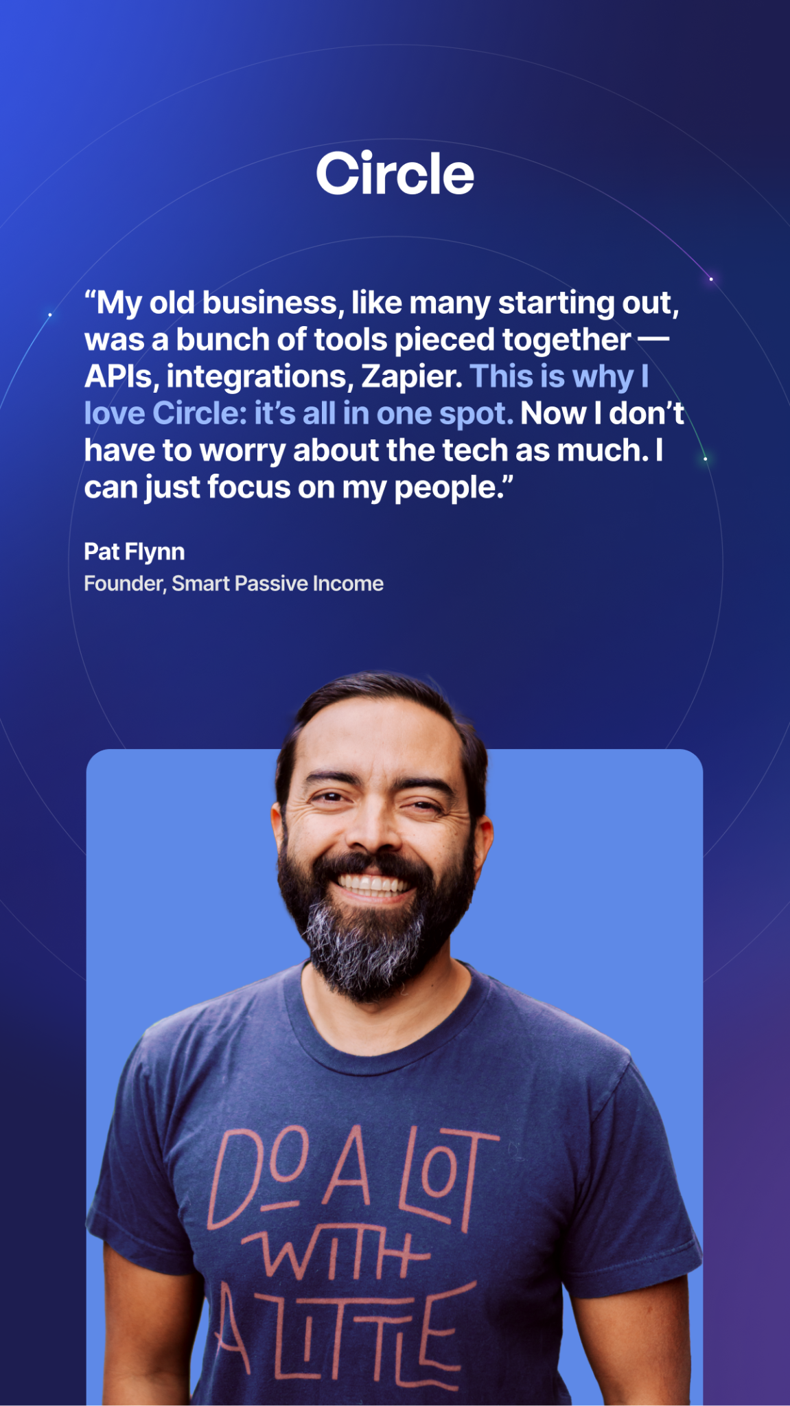 Circle Facebook ad from Jul 14, 2026