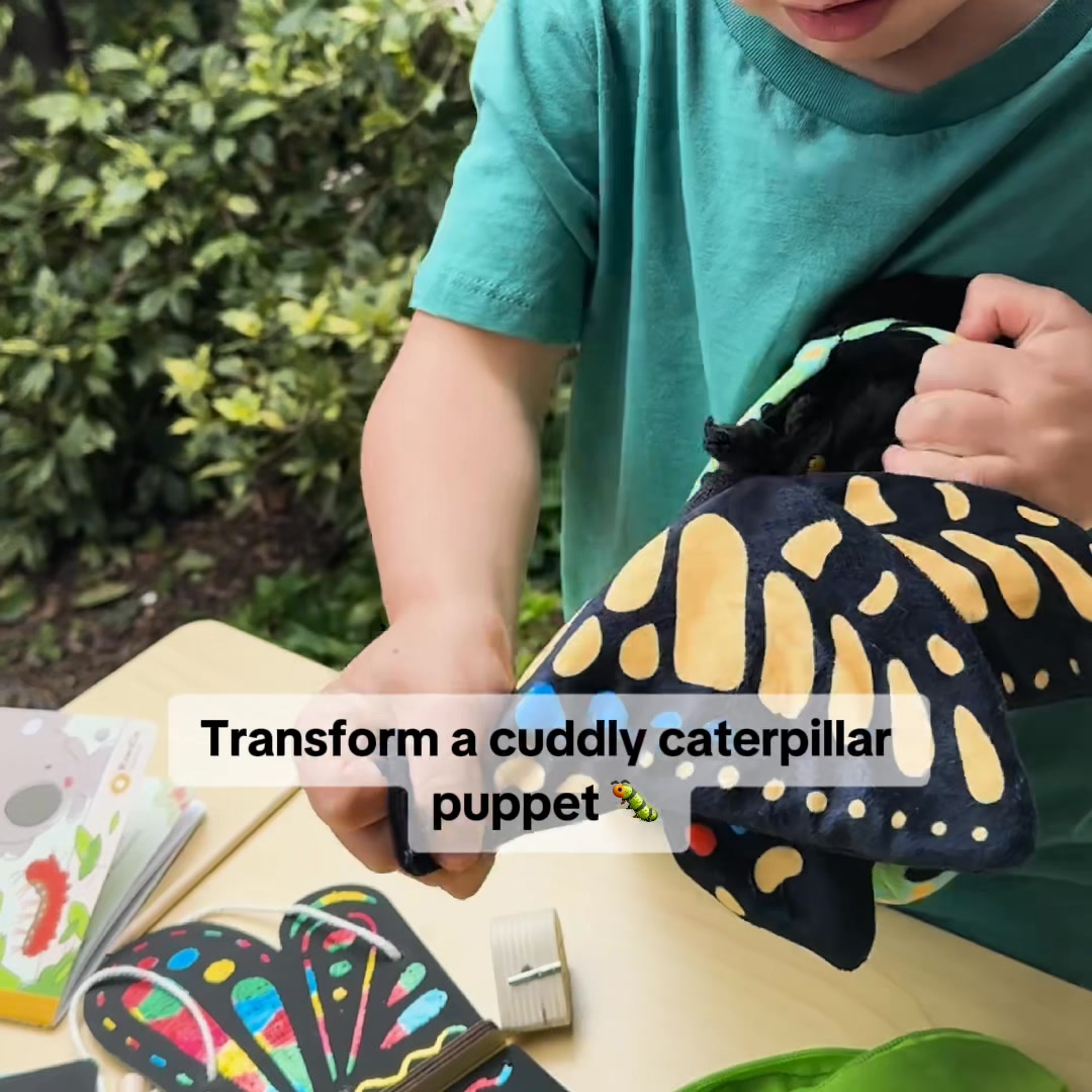KiwiCo Facebook ad: Butterflies and Caterpillars