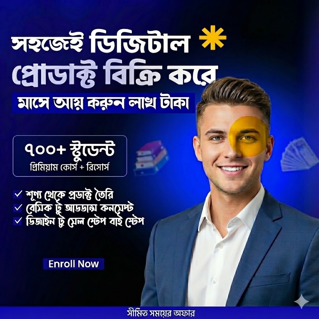 Business In Bangla Facebook ad: চাকরি ছাড়াই আয় করুন নিজের প্রোডাক্ট দিয়ে ২৪/৭!