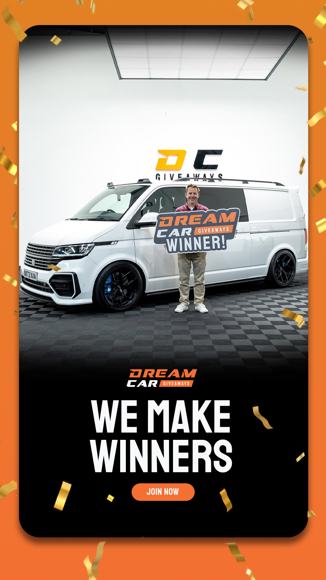 Dream Car Giveaways Facebook ad