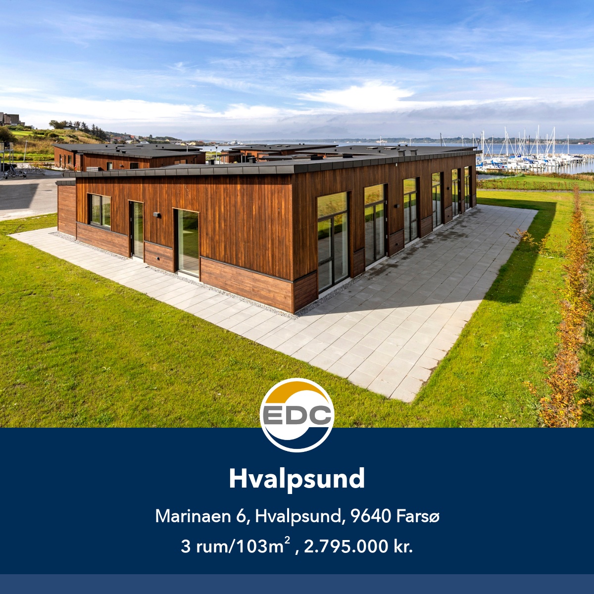 EDC Danebo Farsø Facebook ad: I Hvalpsund opføres 14 boliger med fælleshus ved…