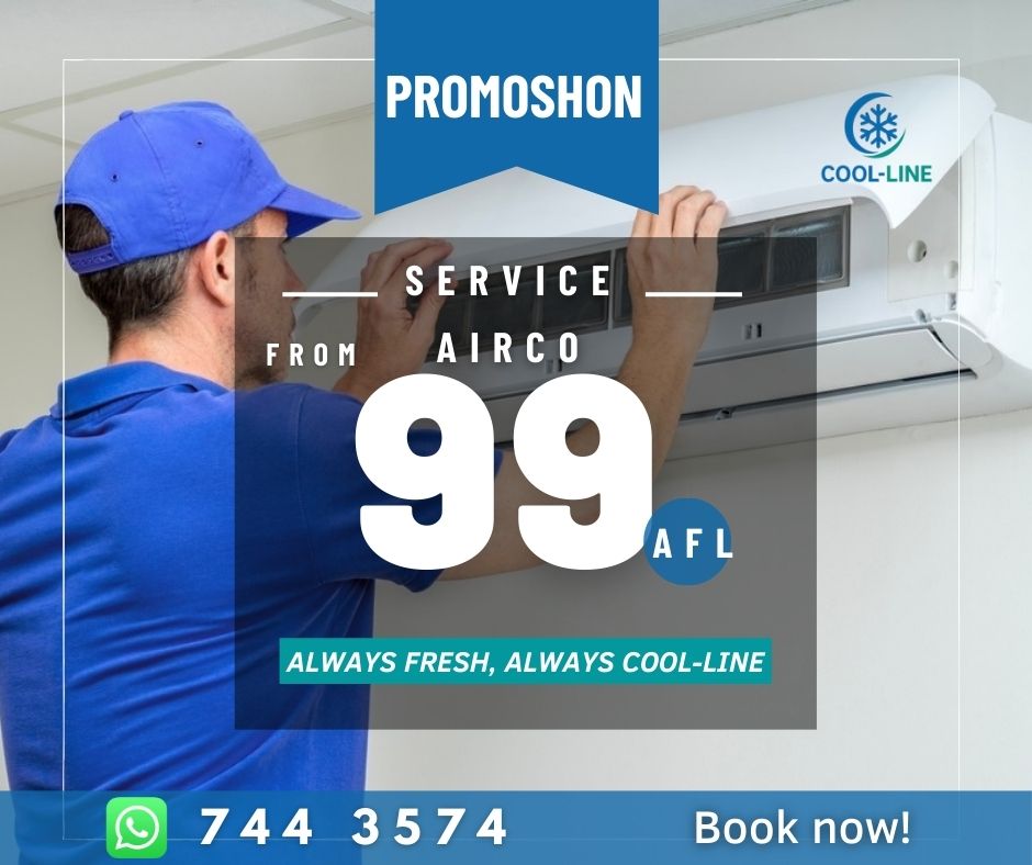 Cool-line Facebook ad: PROMOSHON SERVICE AIRCO