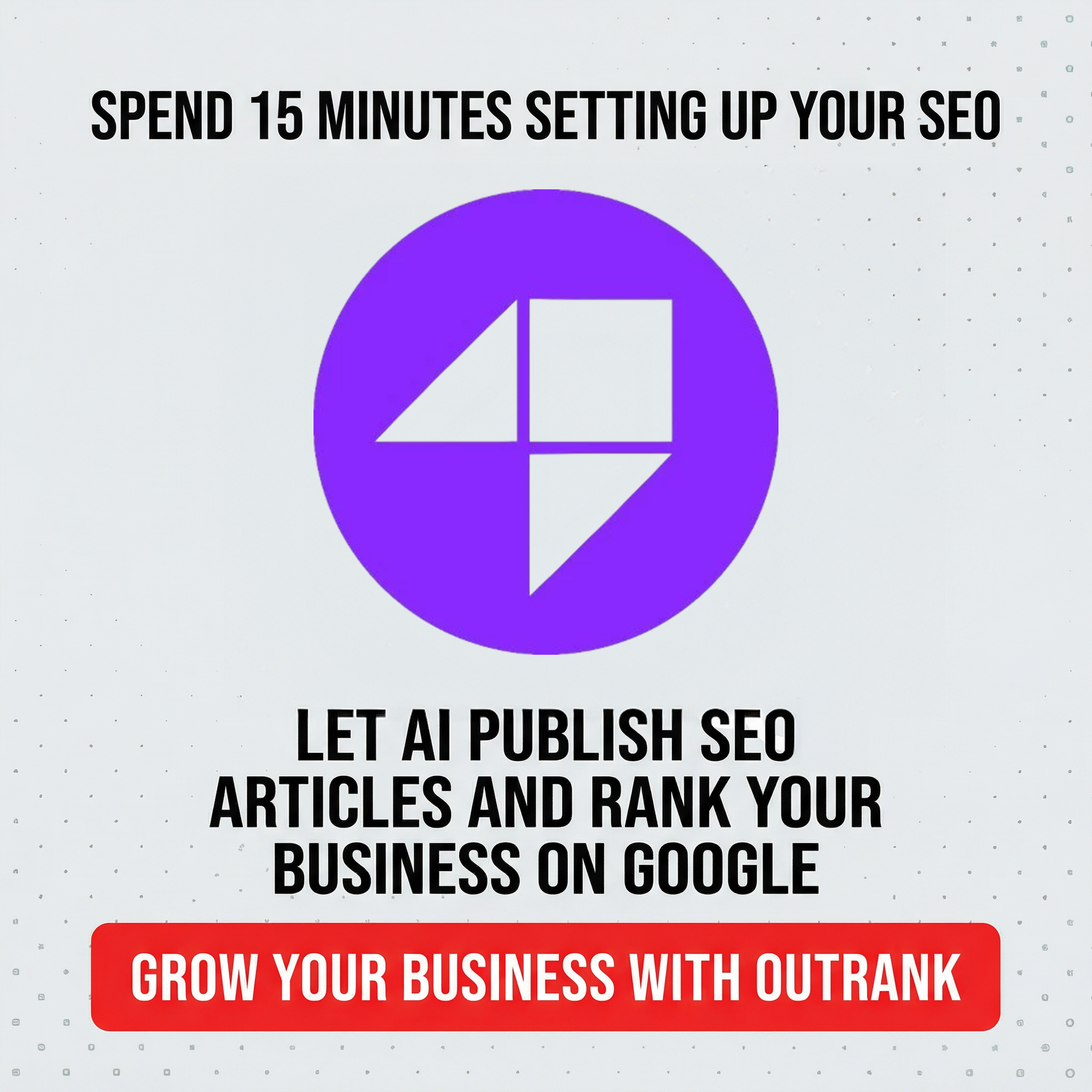 Outrank.so Facebook ad: Rank Higher with Outrank SEO