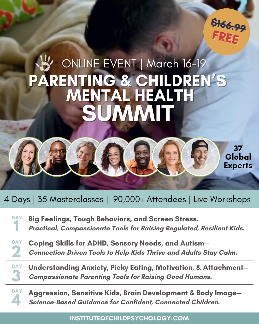 Institute of Child Psychology Facebook ad