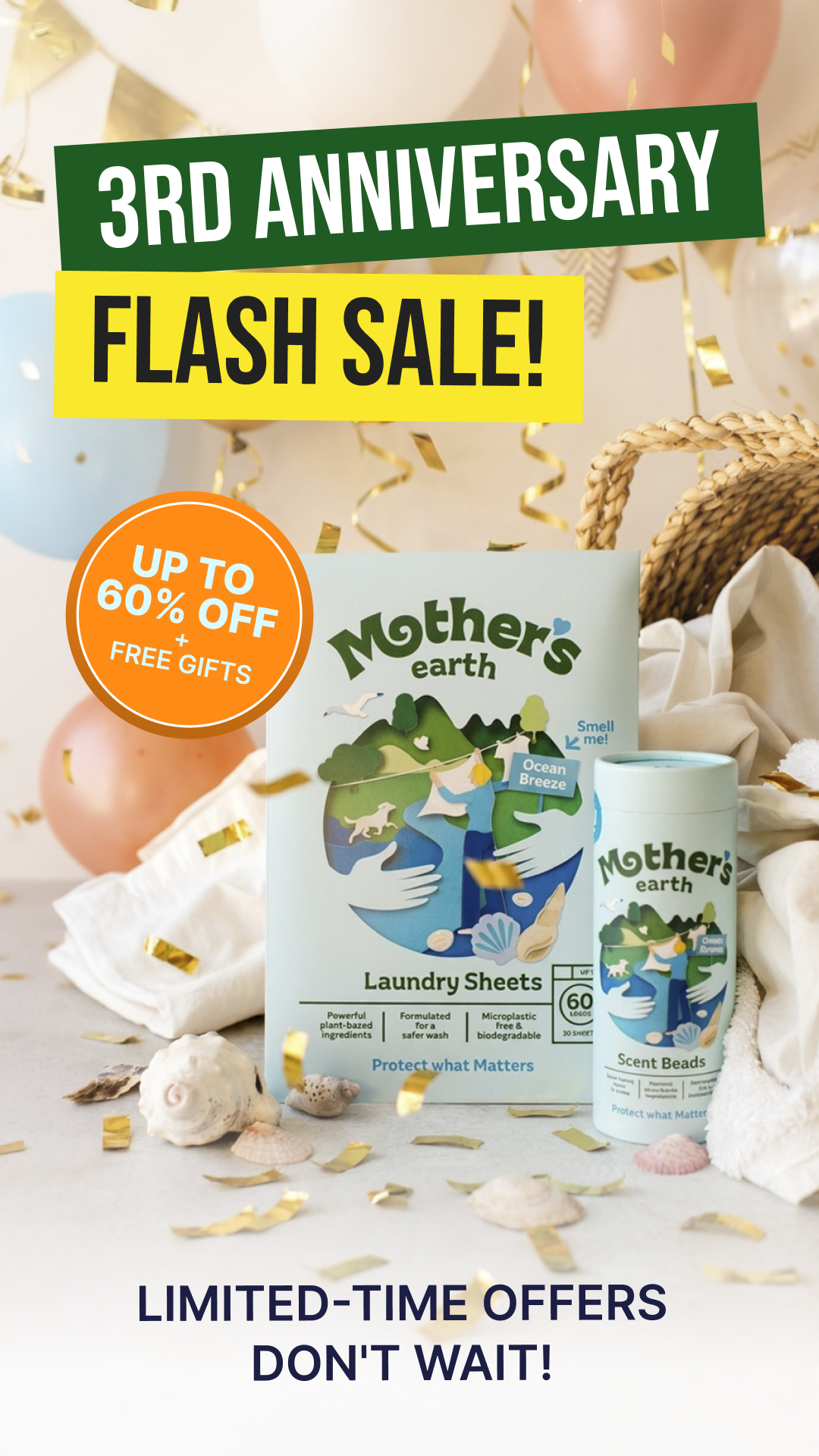 Mothers Earth Facebook ad