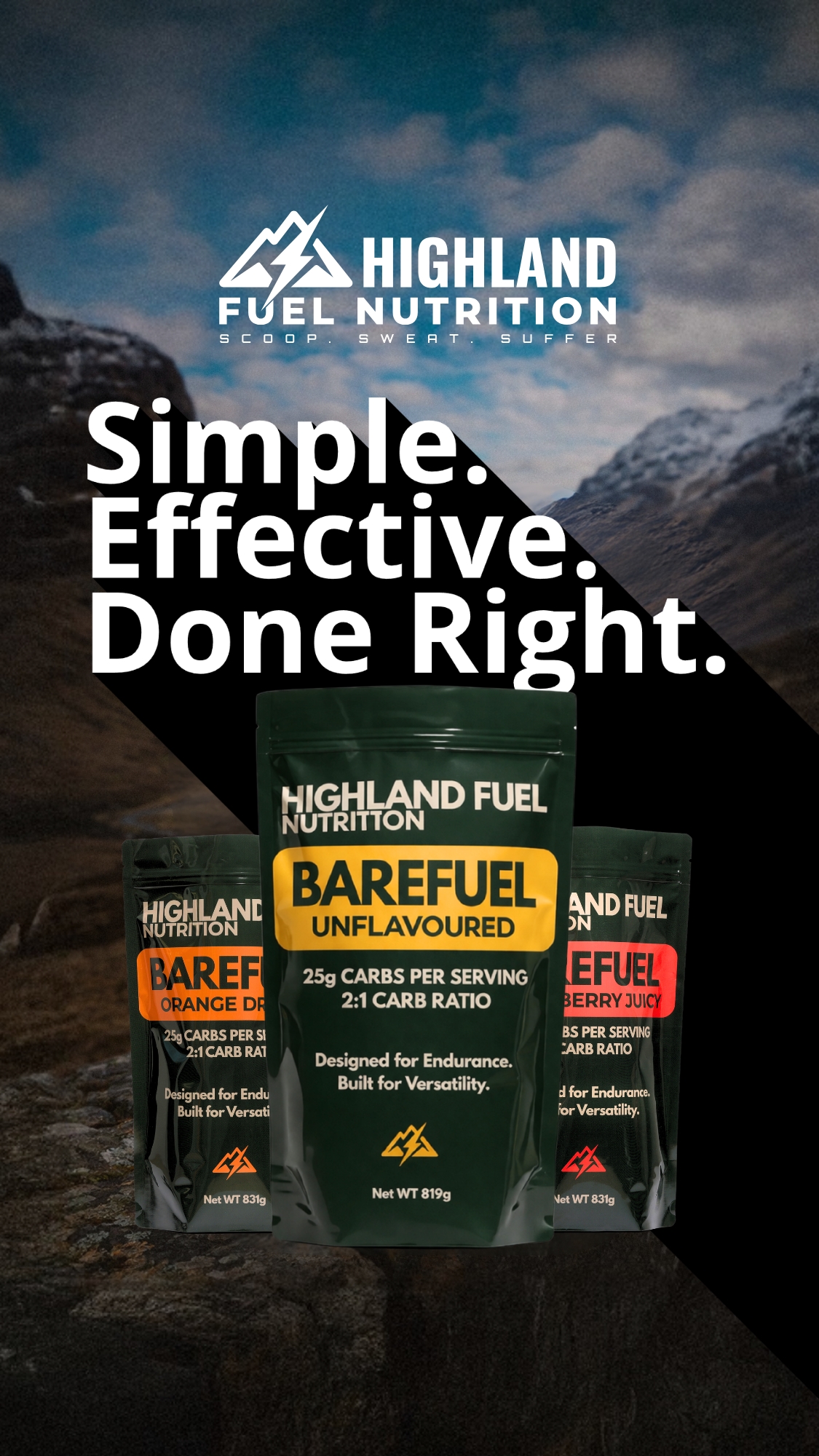 Highland Fuel Nutrition Facebook ad from May 11, 2026