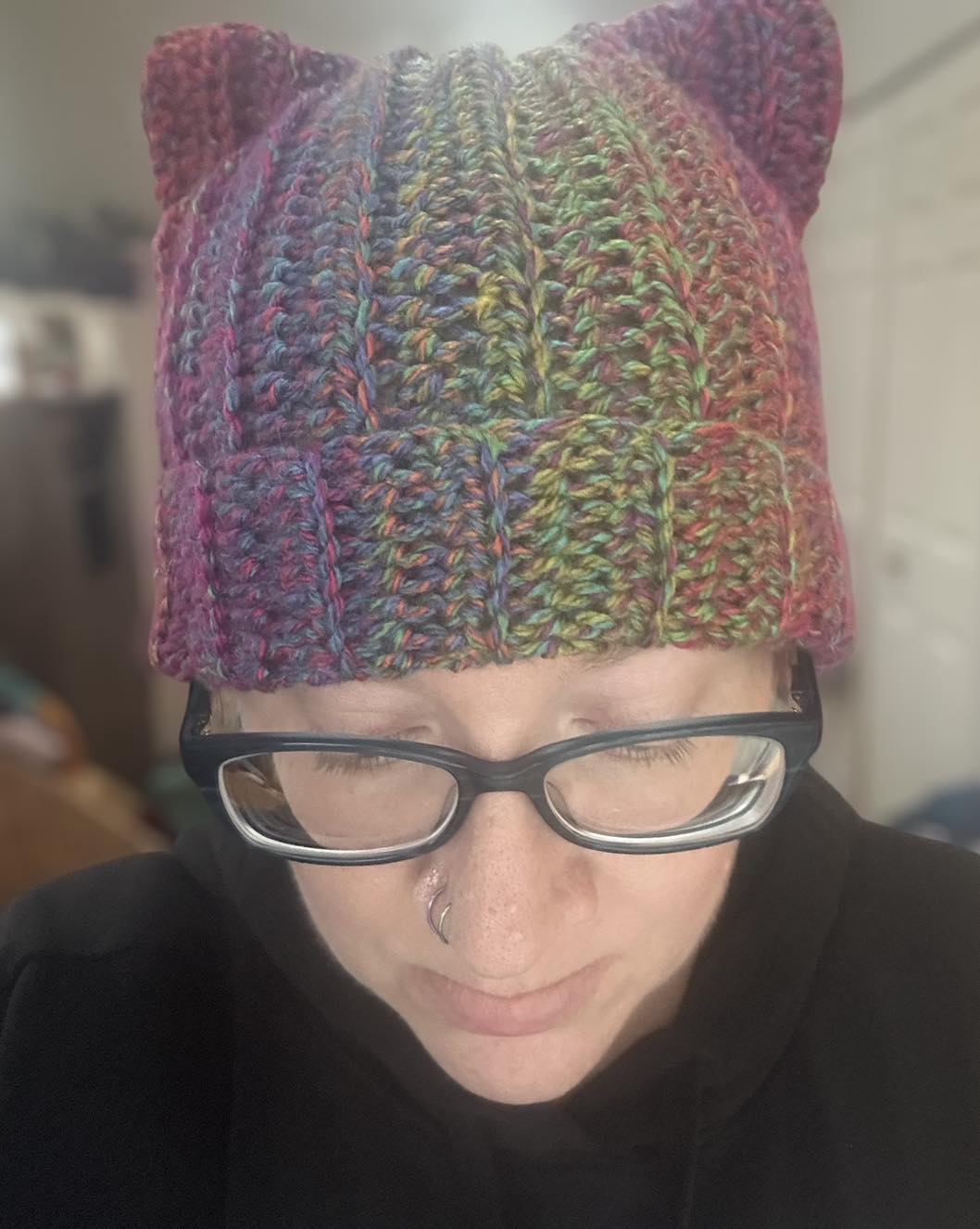 Sweet Lily Creations by Kat Facebook ad: My Cat Ear Hat is officially my best…
