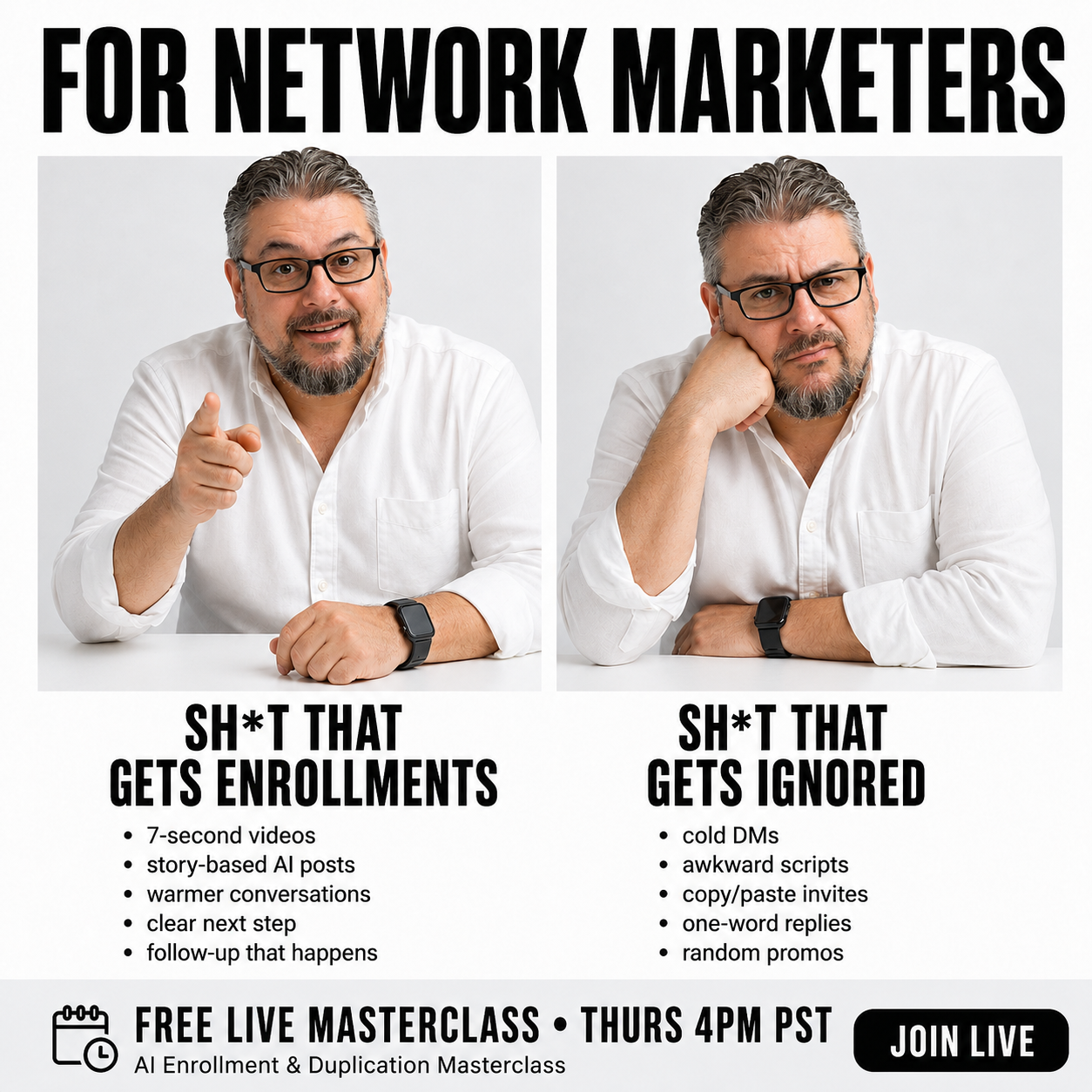 Attraction Marketing Facebook ad