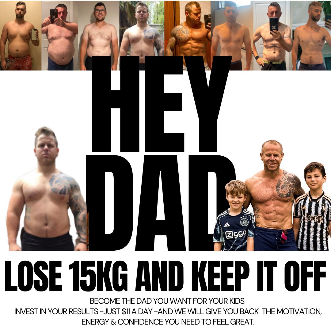 Fit Dads Club Facebook ad: DAD BOD CHALLENGE