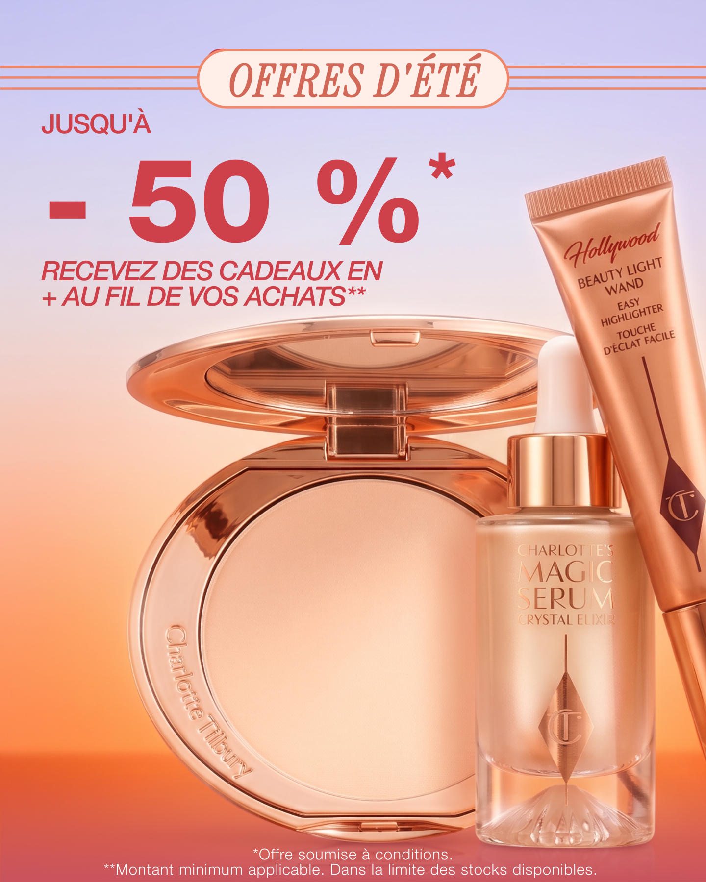 Charlotte Tilbury Facebook ad