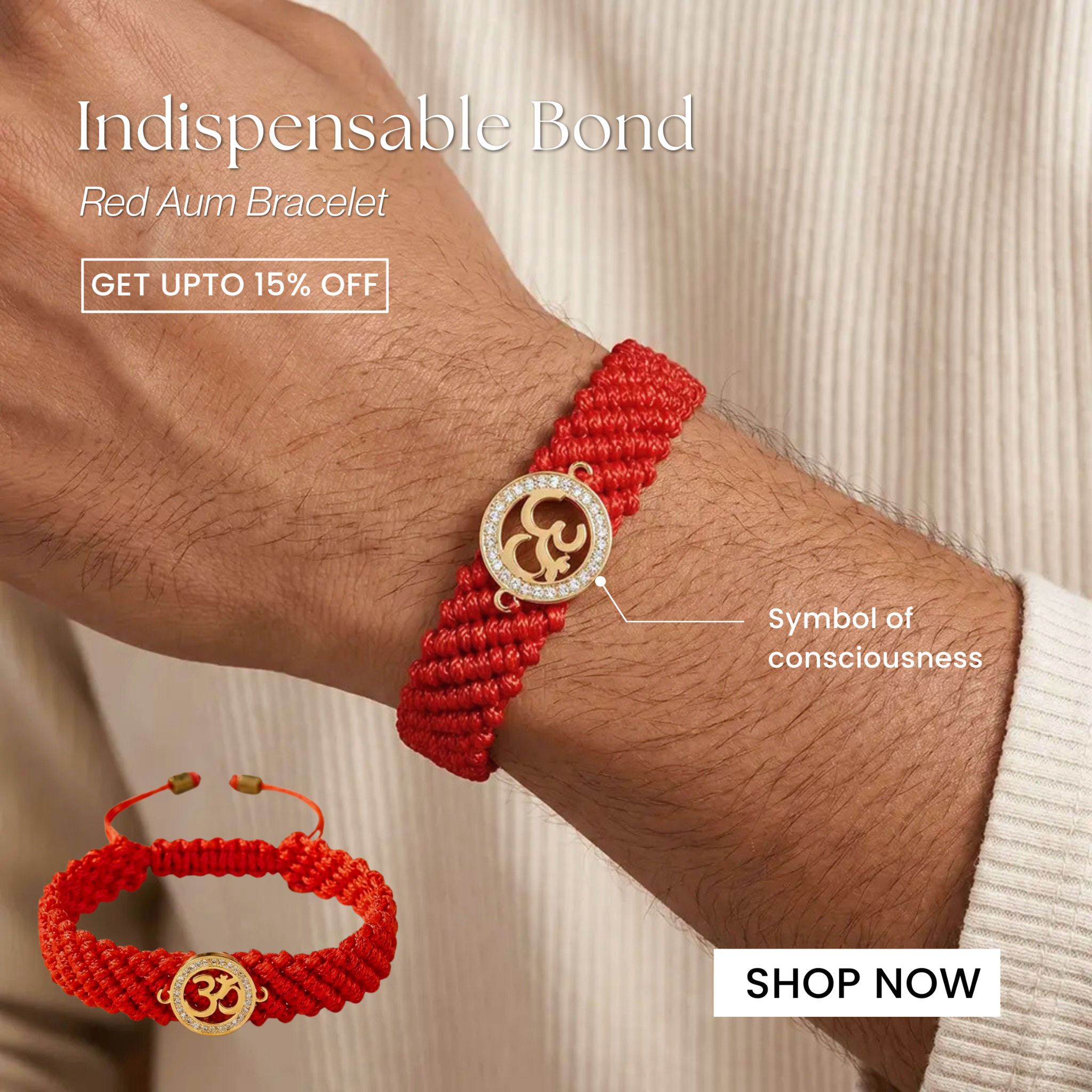Justwowfactory Facebook ad: Wear Divine Energy Daily