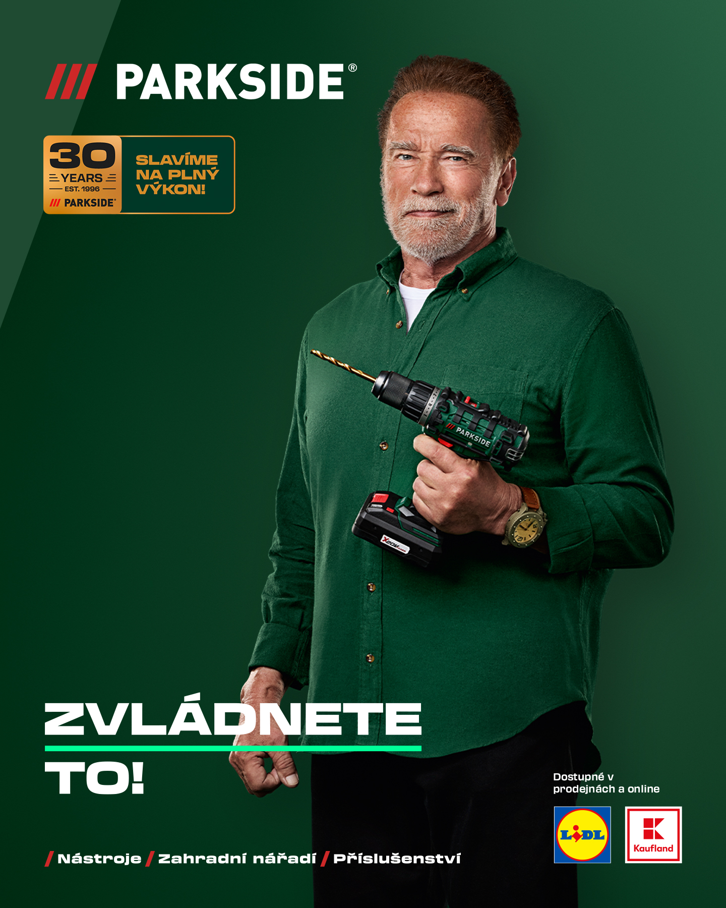 Parkside DIY Česká republika Facebook ad: Ověřeno už 30 let.
