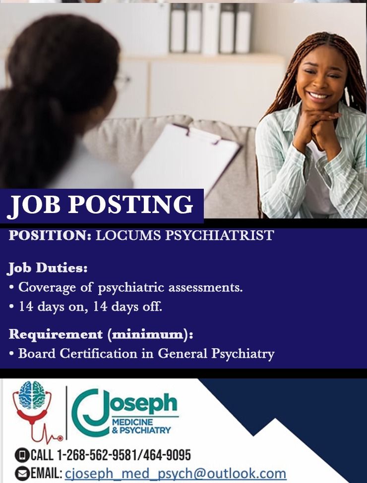 C. Joseph Medicine & Psychiatry Facebook ad: We are expanding to meet the increasing need…